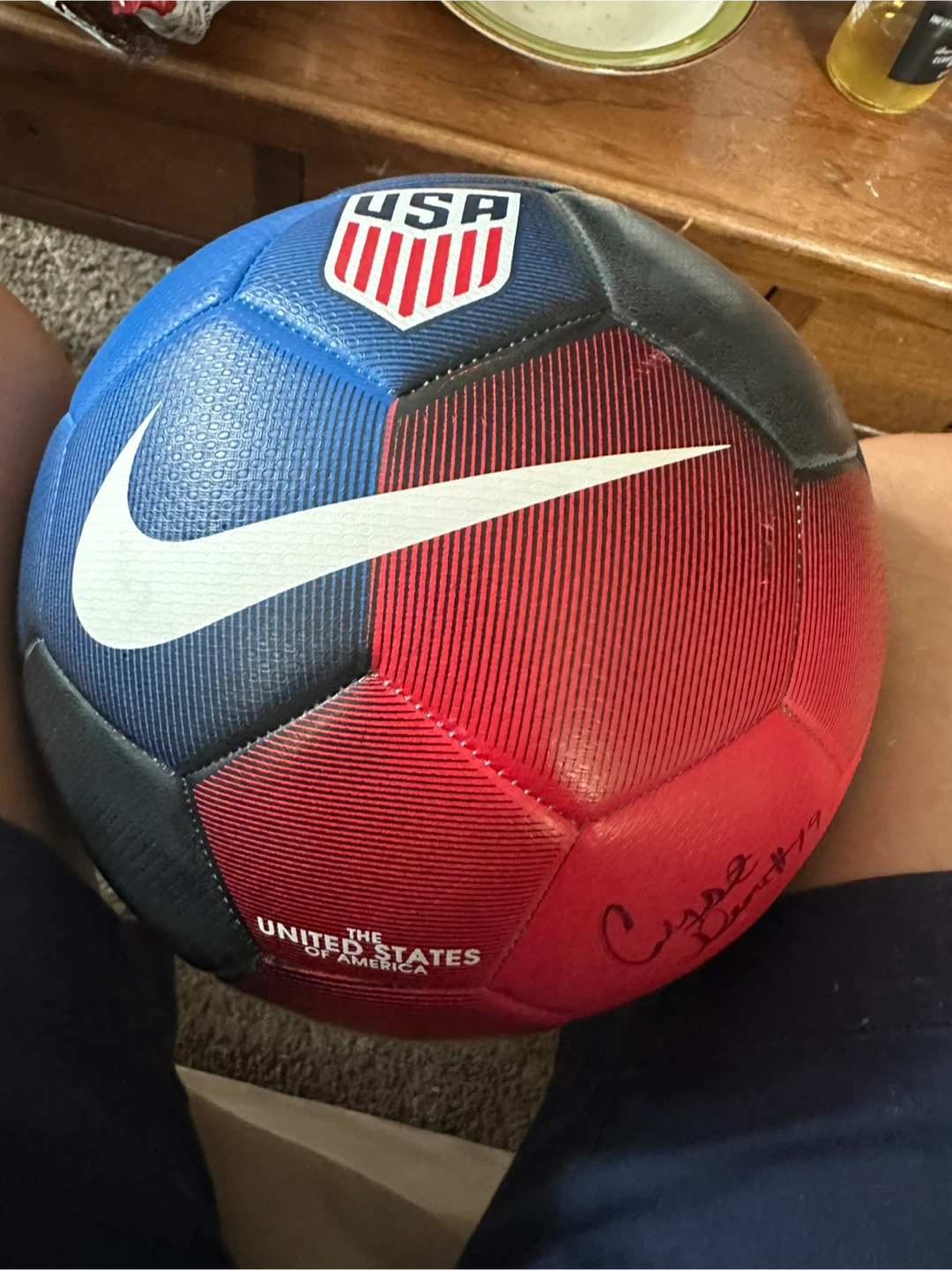Nike USA Soccer Ball - Signed - photo 3