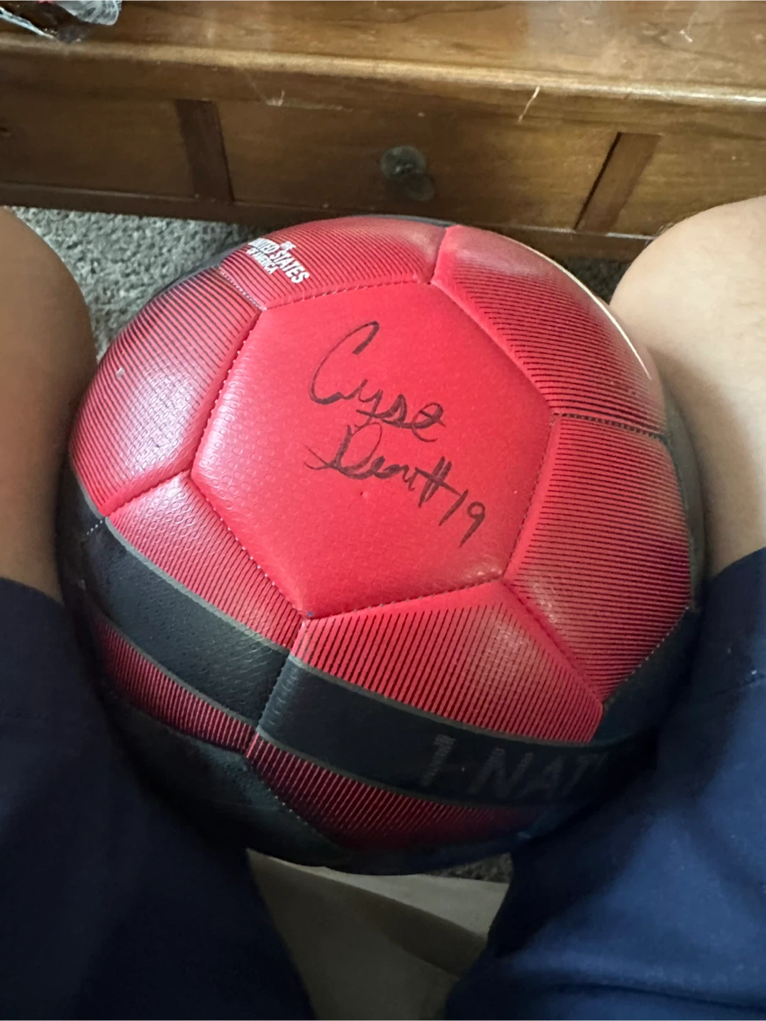 Nike USA Soccer Ball - Signed - photo 2