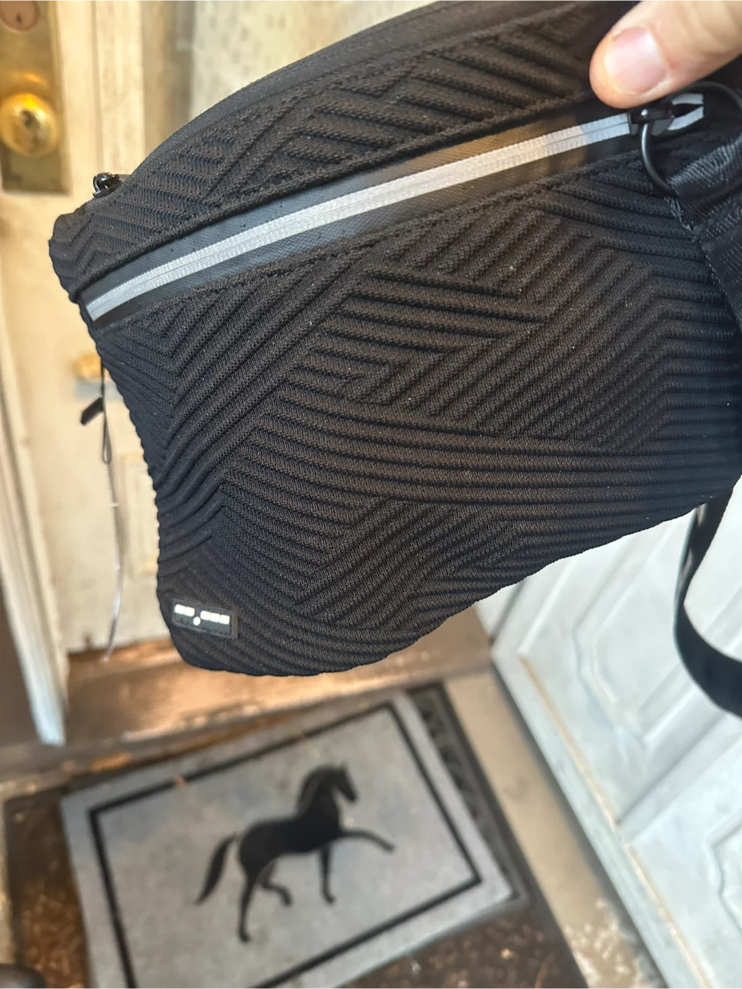 GO DASH DOT Black Crossbody Bag