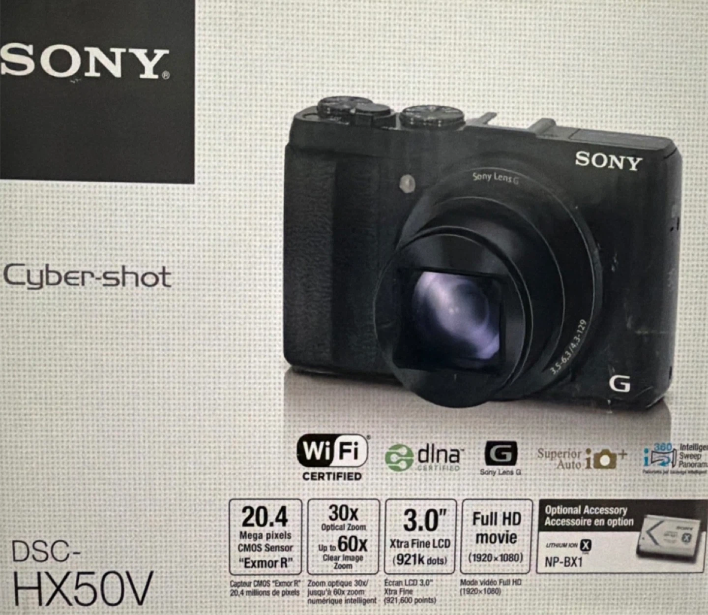 Sony Cyber-shot DSC-HX50V Digital Camera - photo 2