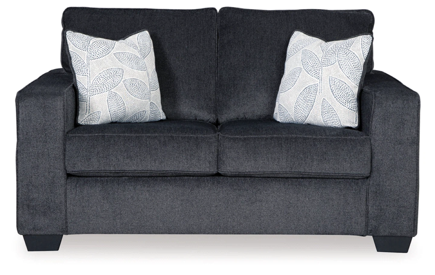 Dark Grey Loveseat Sofa - photo 2