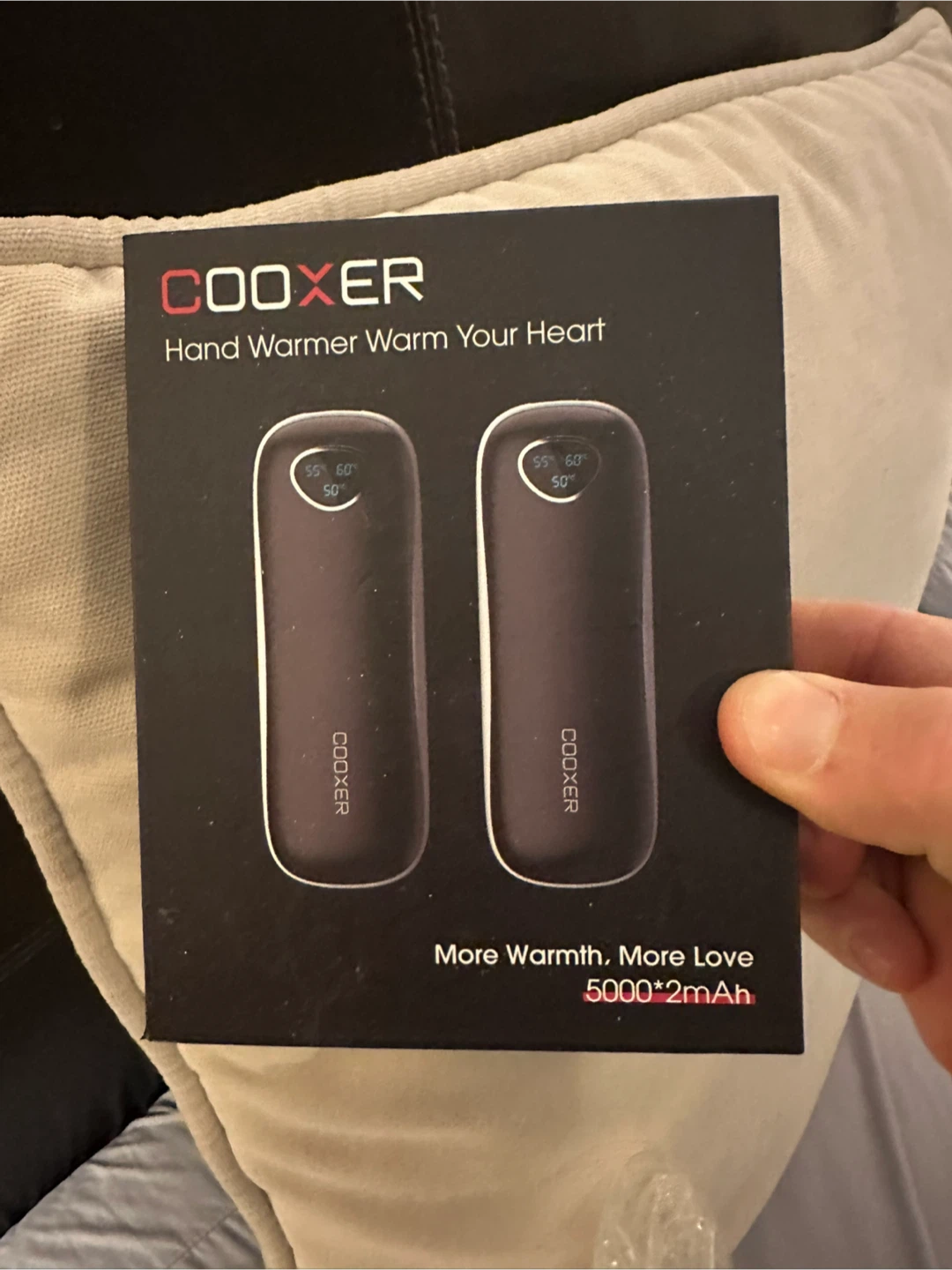 COOXZER 2-in-1 Rechargeable Hand Warmer & Power Bank - photo 2