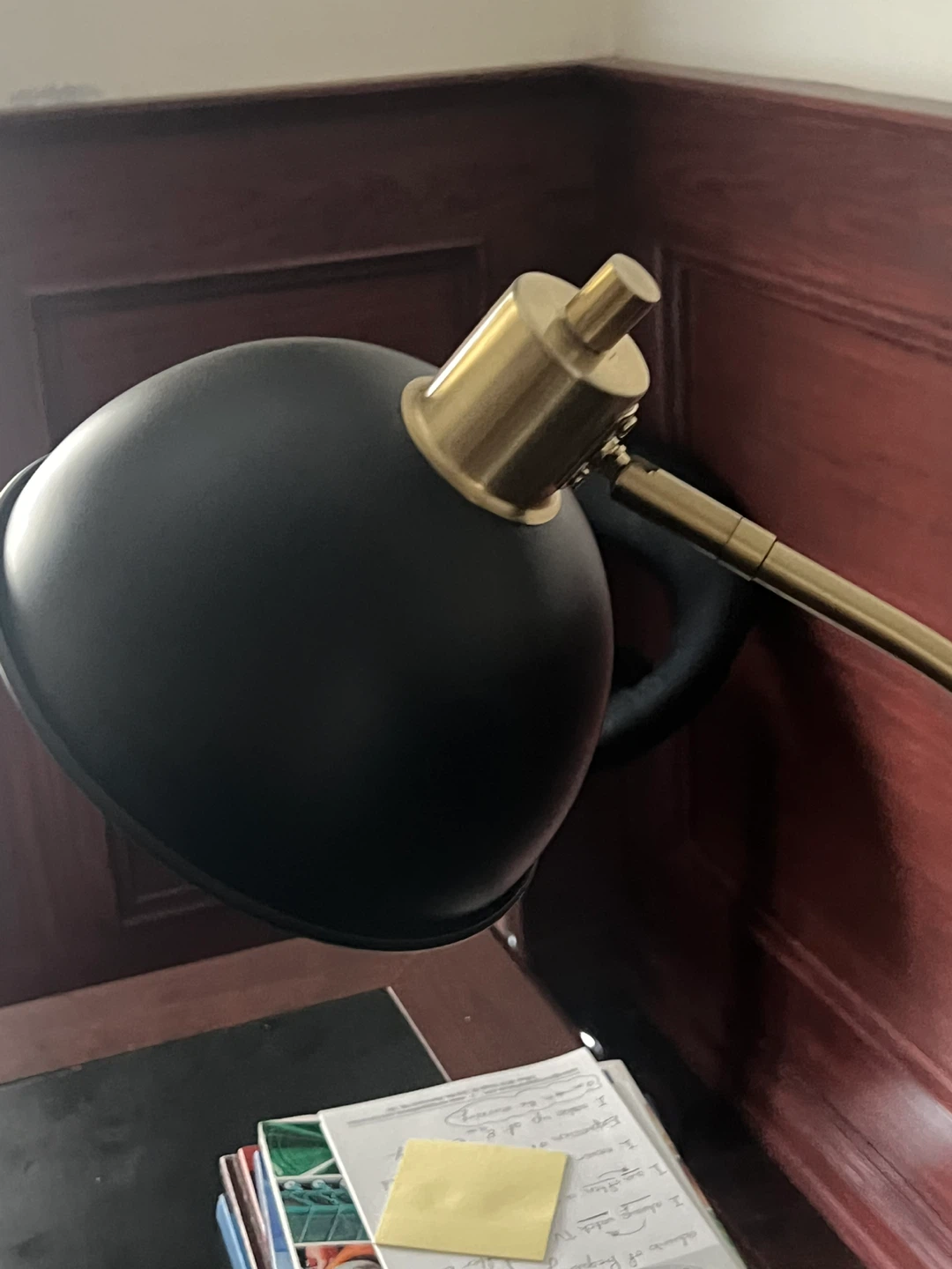 Black & Brass Task Lamp - photo 2