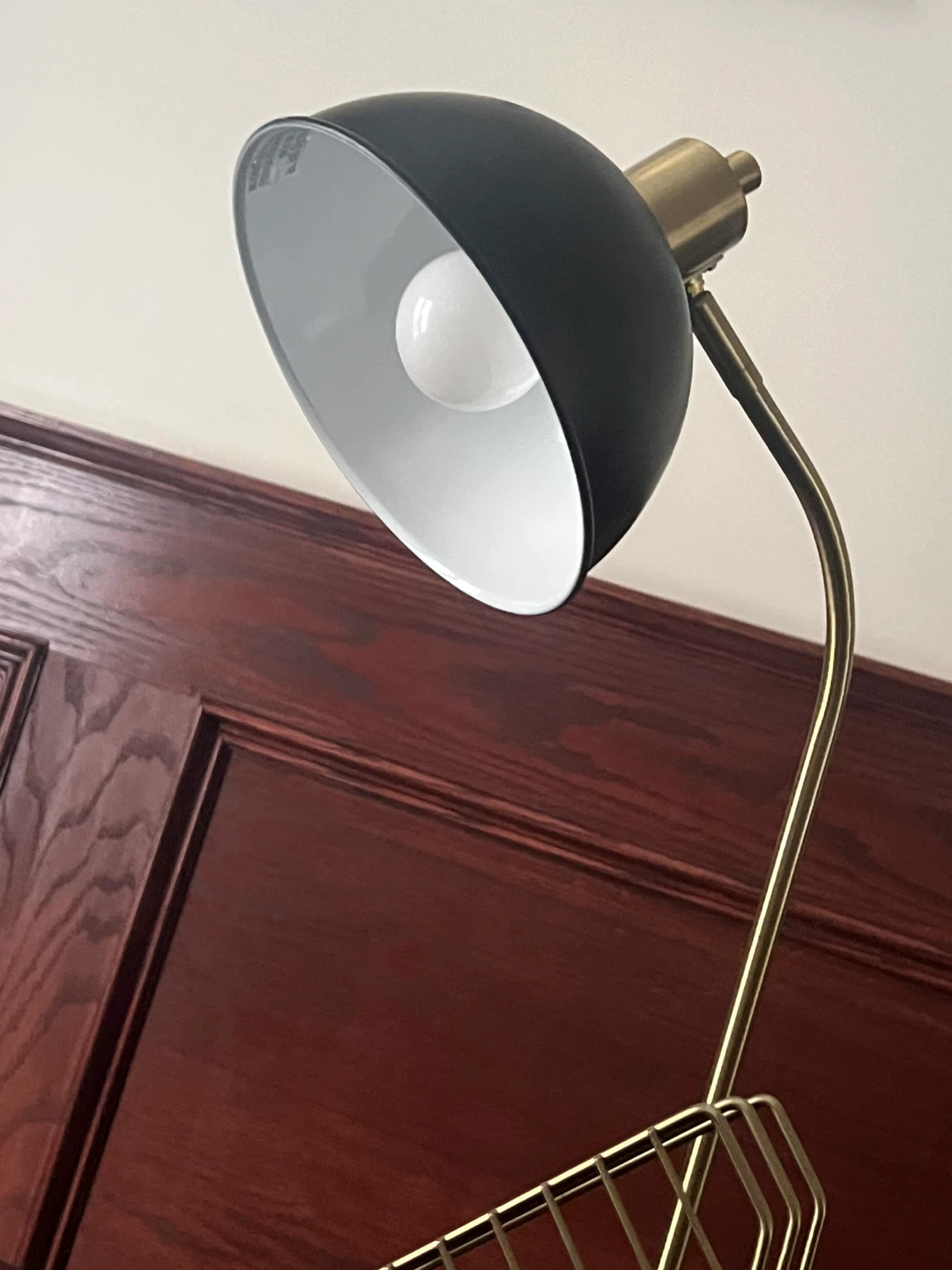 Black & Brass Task Lamp - photo 3