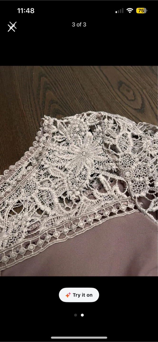 Women's Lace Sleeve Top - photo 2