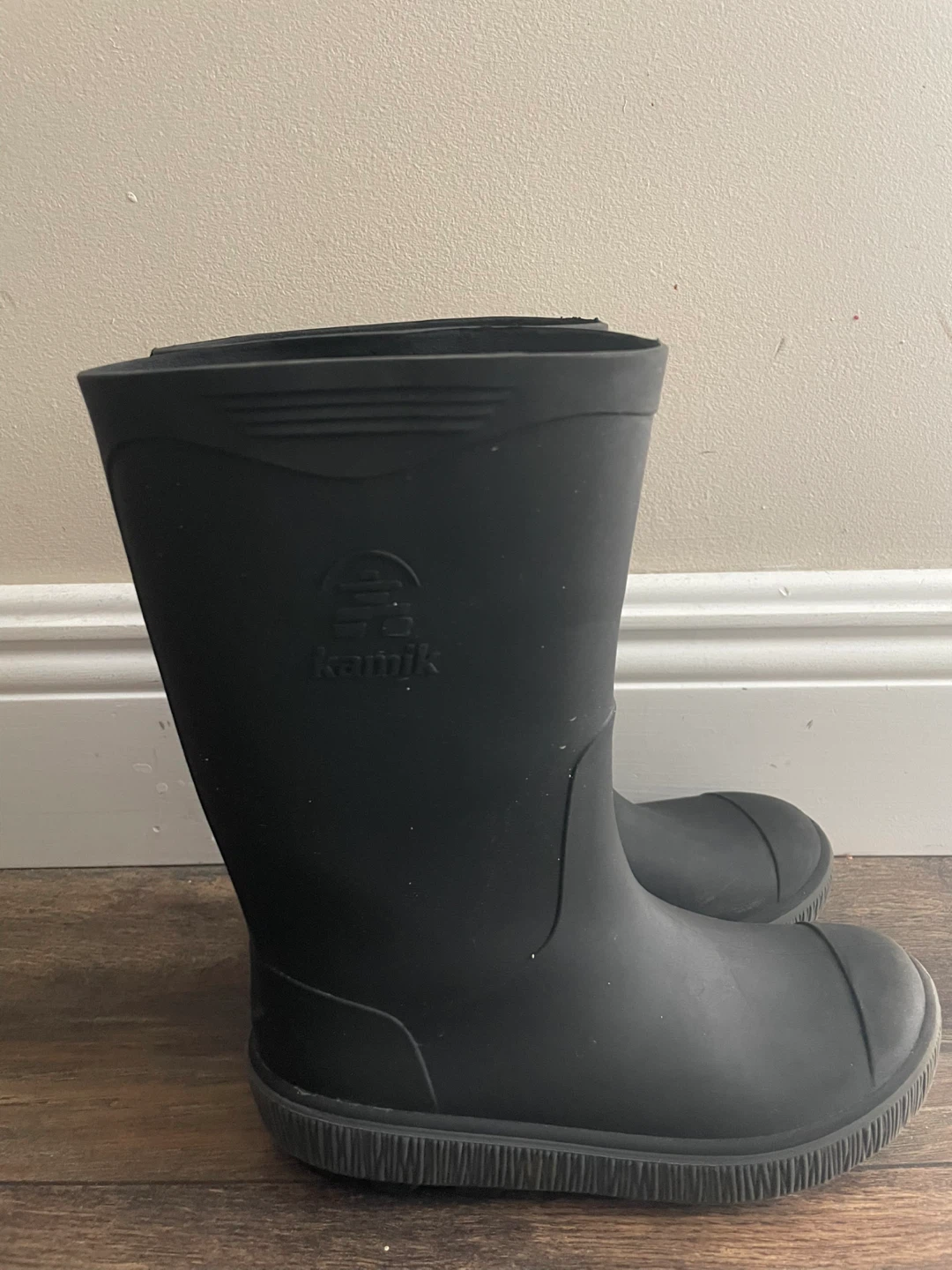Kamik Kids’ Black Rain Boots