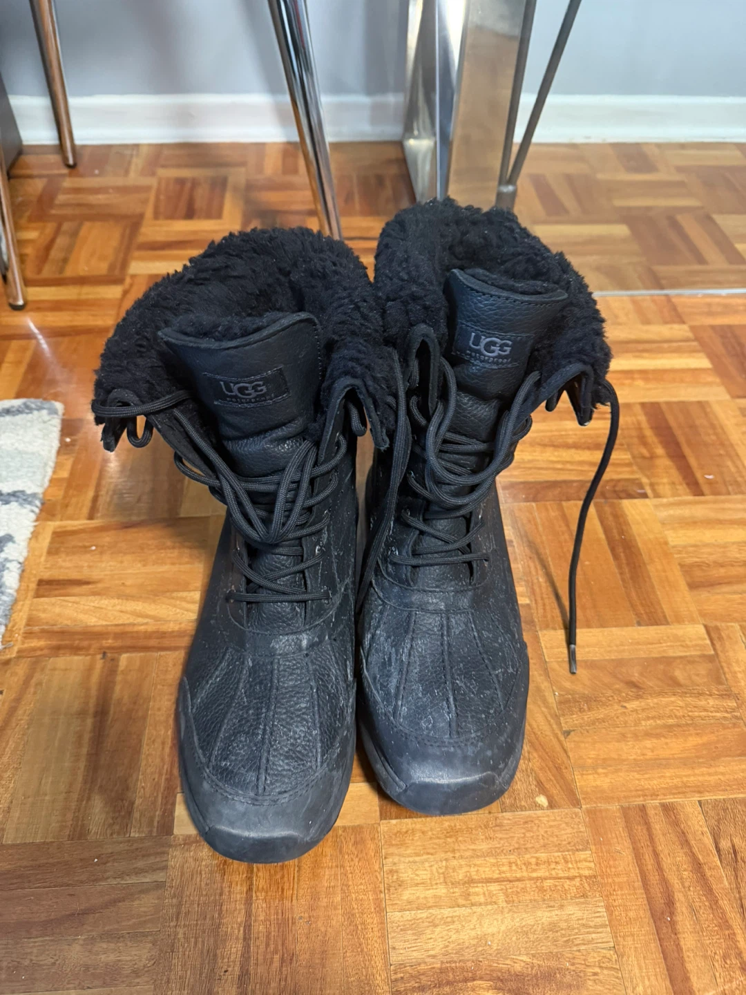 UGG Black Winter Boots - Size 9 Women's - photo 3