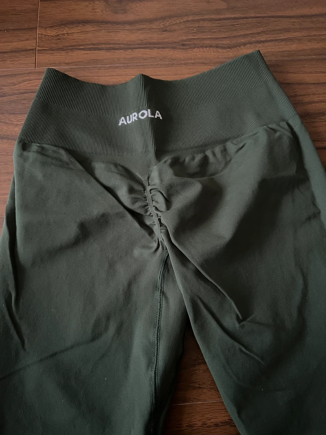 AUROLA High Waisted Leggings - Forest Green - photo 4