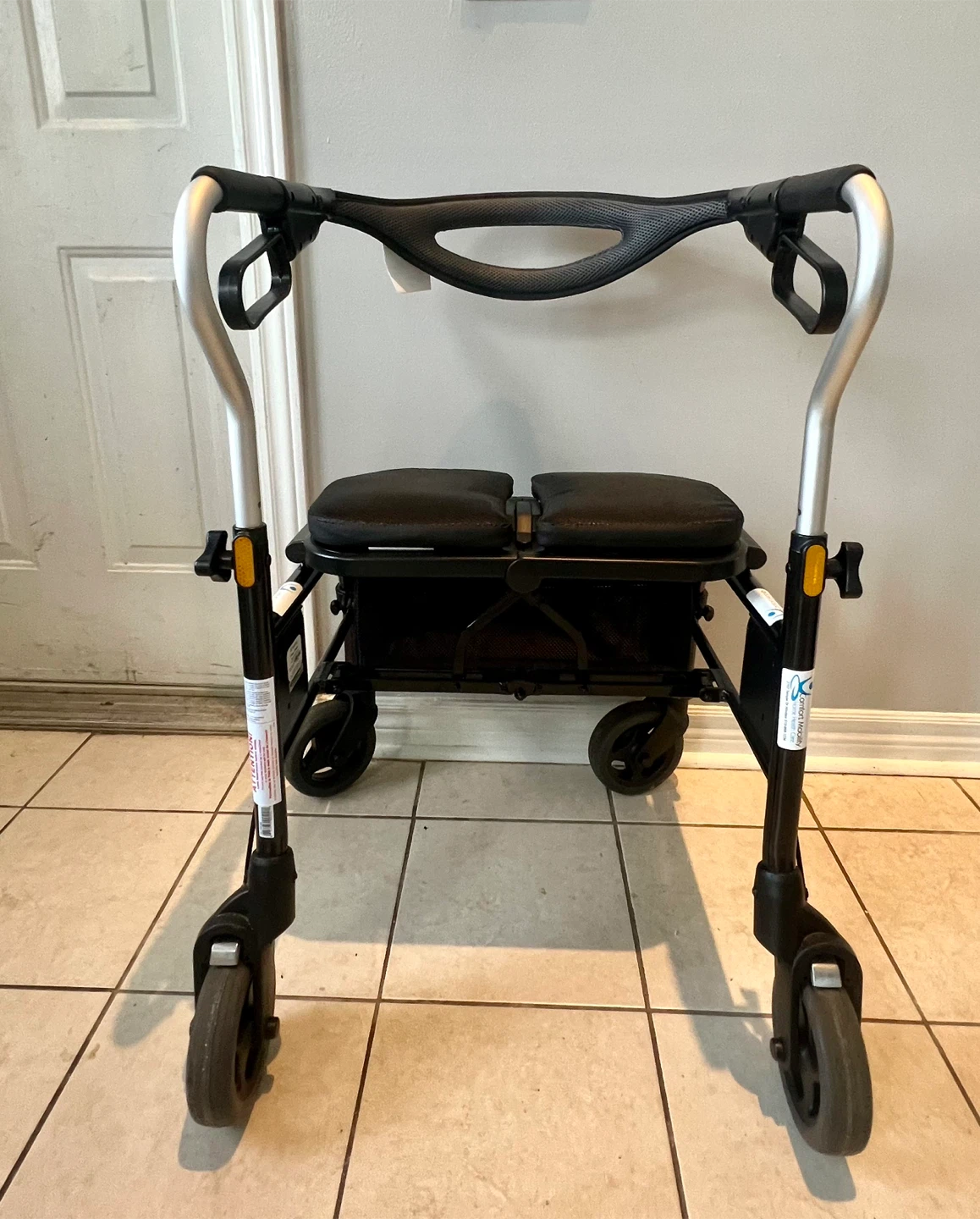 Medline Mobility Walker with Seat and Basket - photo 3