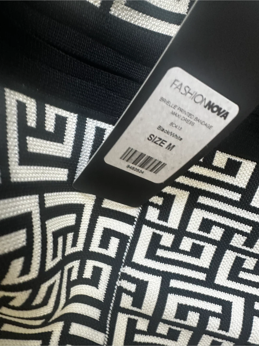 New Fashion Nova Printed Bandage Maxi Dress Size M - photo 4