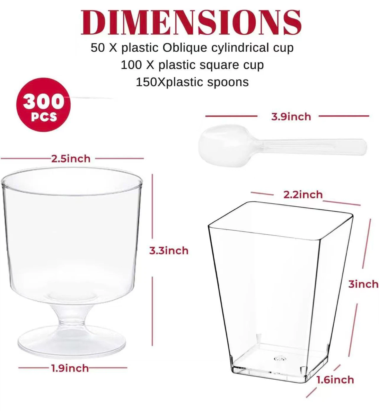 Sweet Dessert Cups & Spoons Set - photo 2