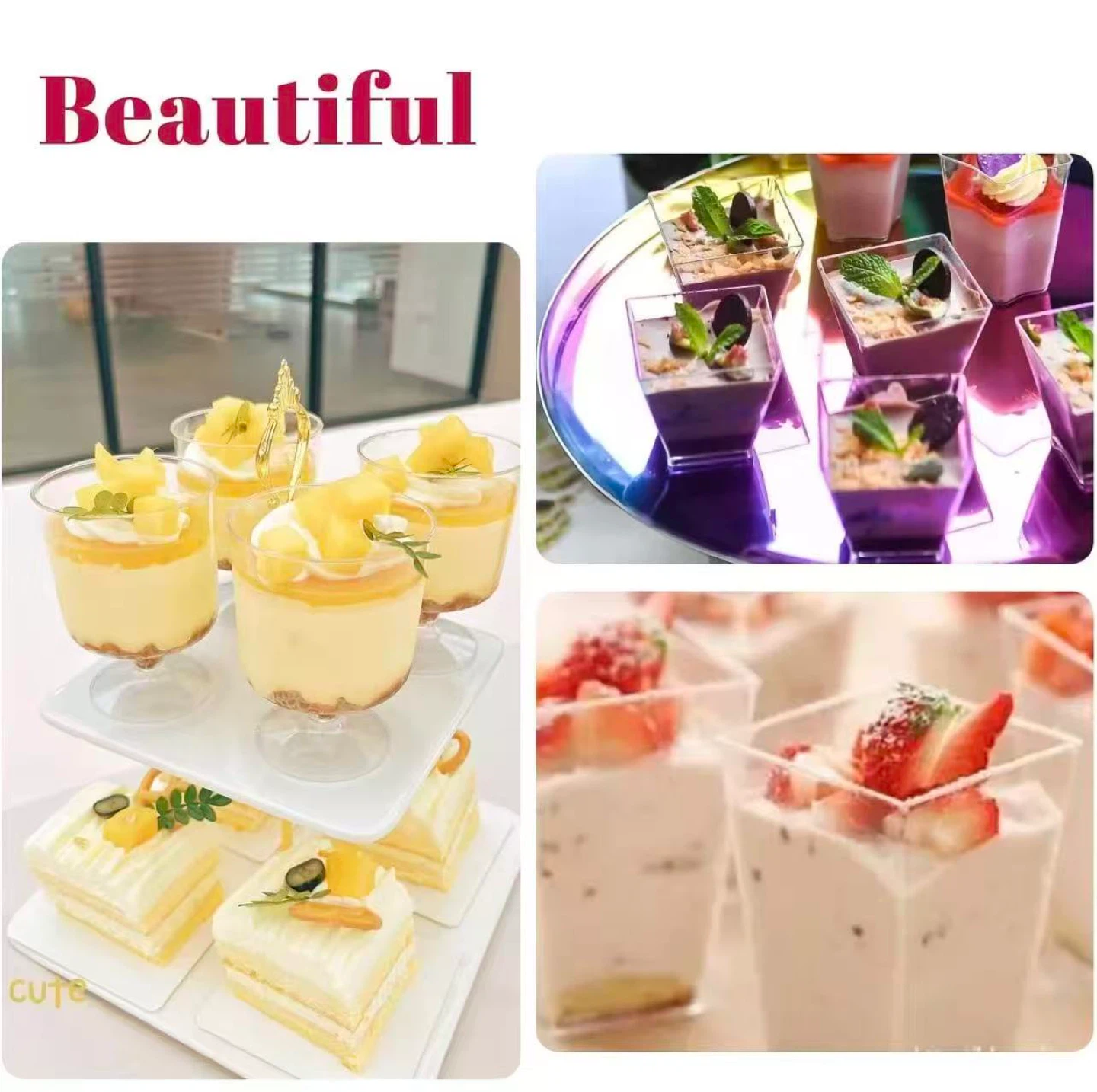 Sweet Dessert Cups & Spoons Set - photo 4
