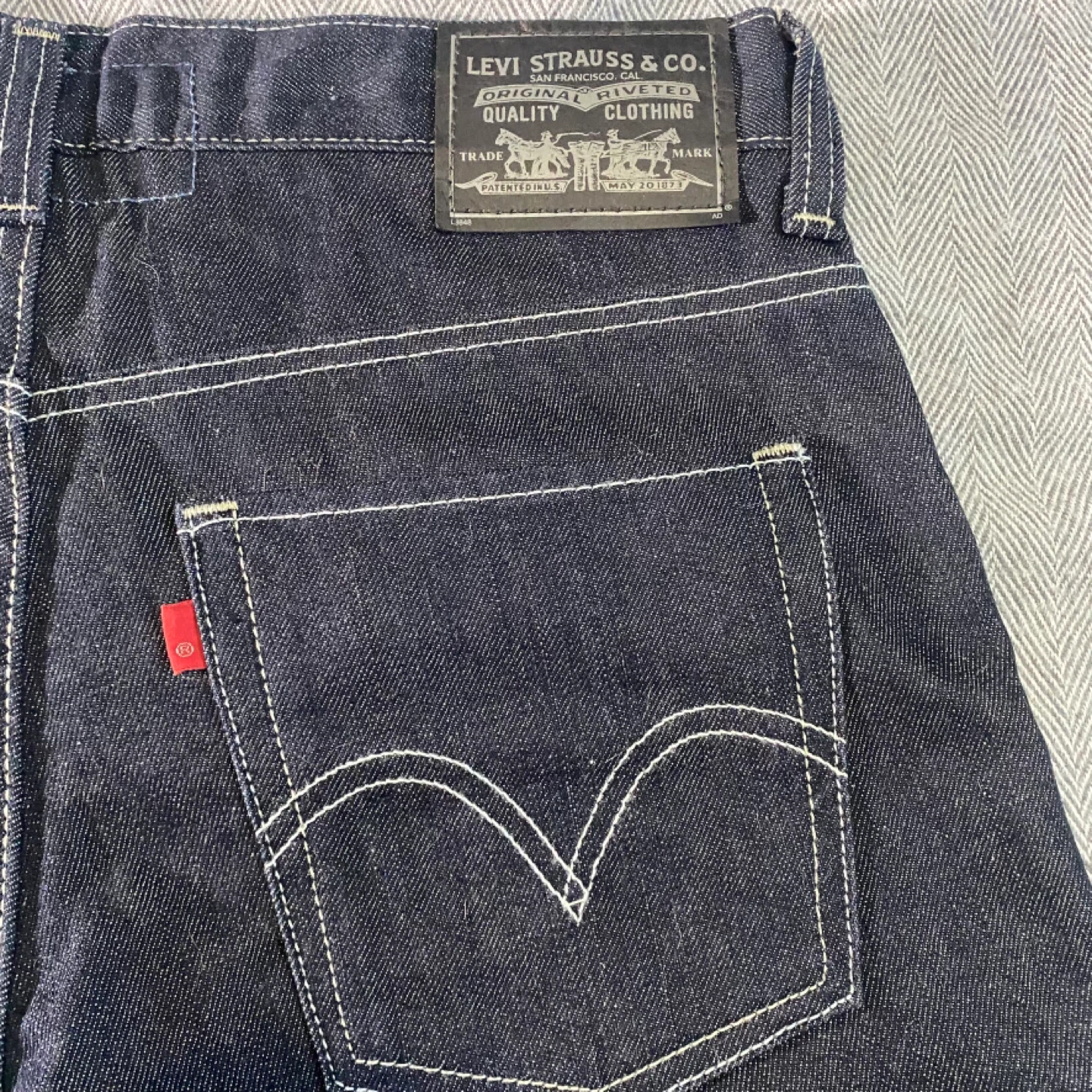 Levi's 511 Skinny Filiforme Dark Wash Denim Shorts - photo 5