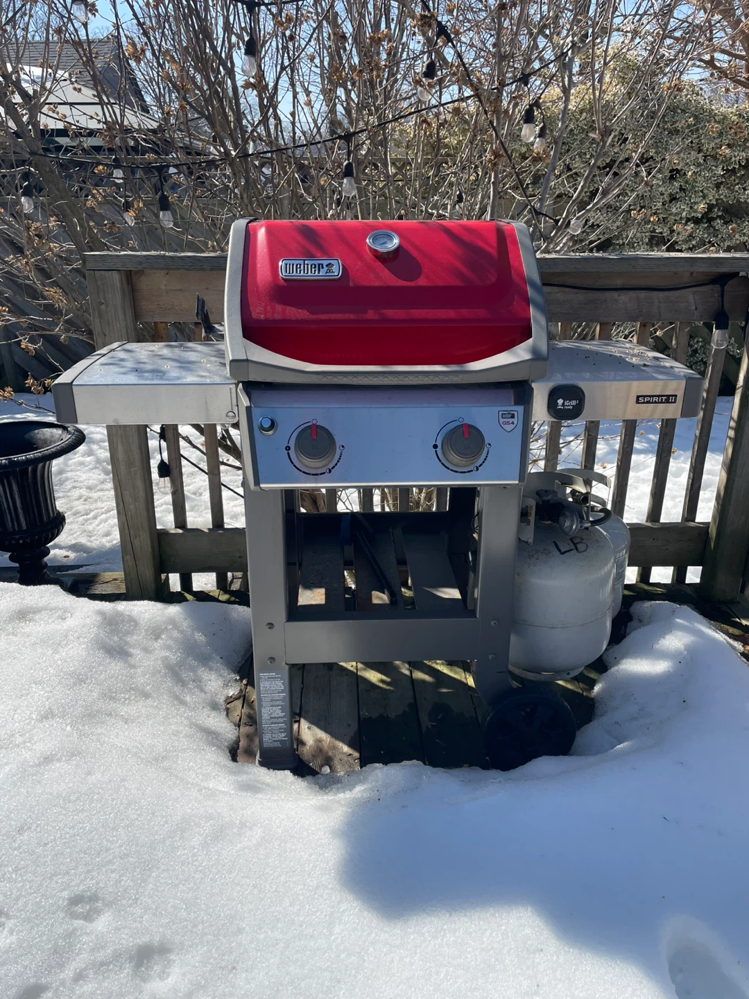 WEBER Spirit II Propane Grill With 2 Propane Tanks
