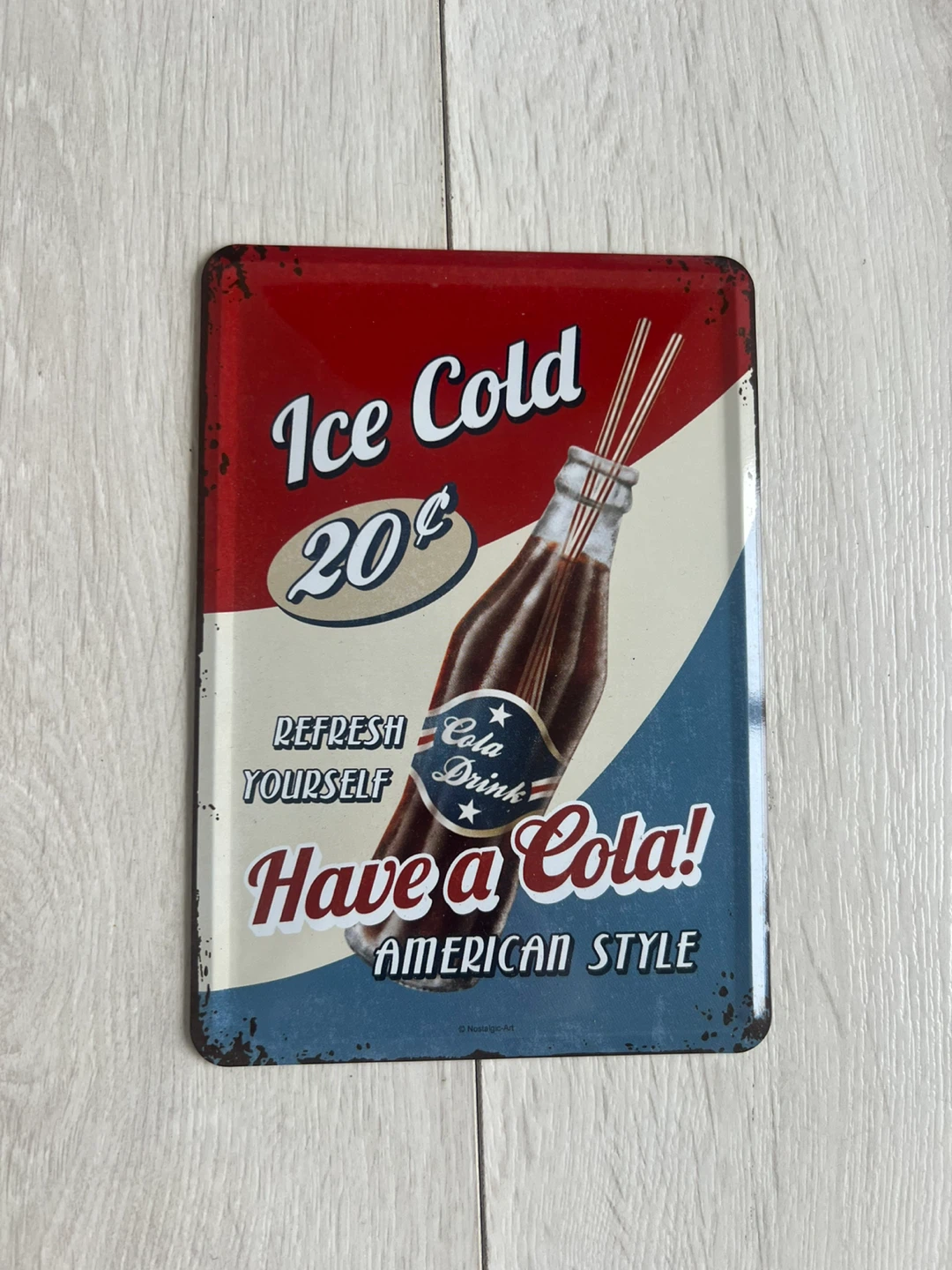 3 Vintage Style Metal Signs - photo 2