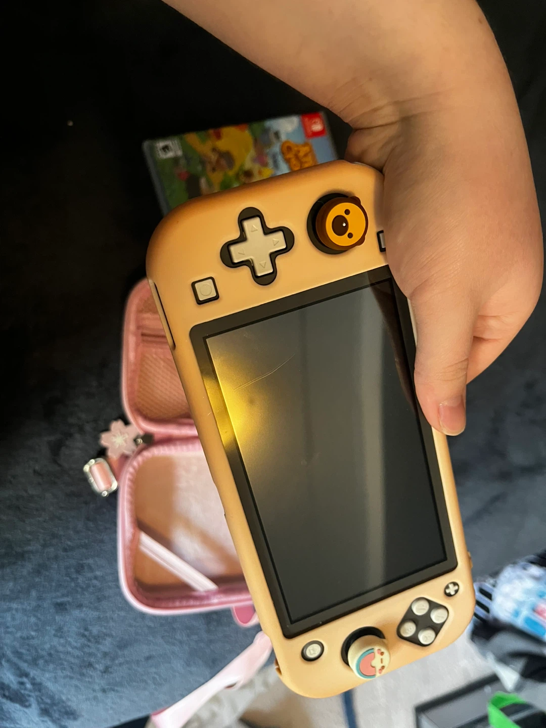 Nintendo Switch Lite with Animal Crossing and Case - photo 3