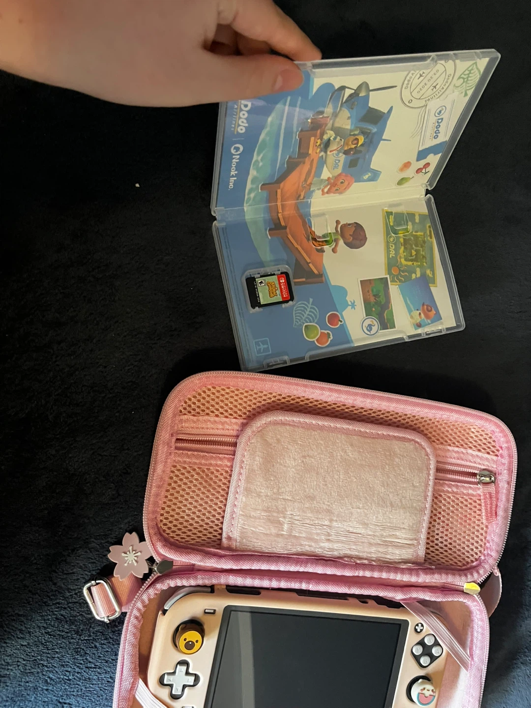 Nintendo Switch Lite with Animal Crossing and Case - photo 4