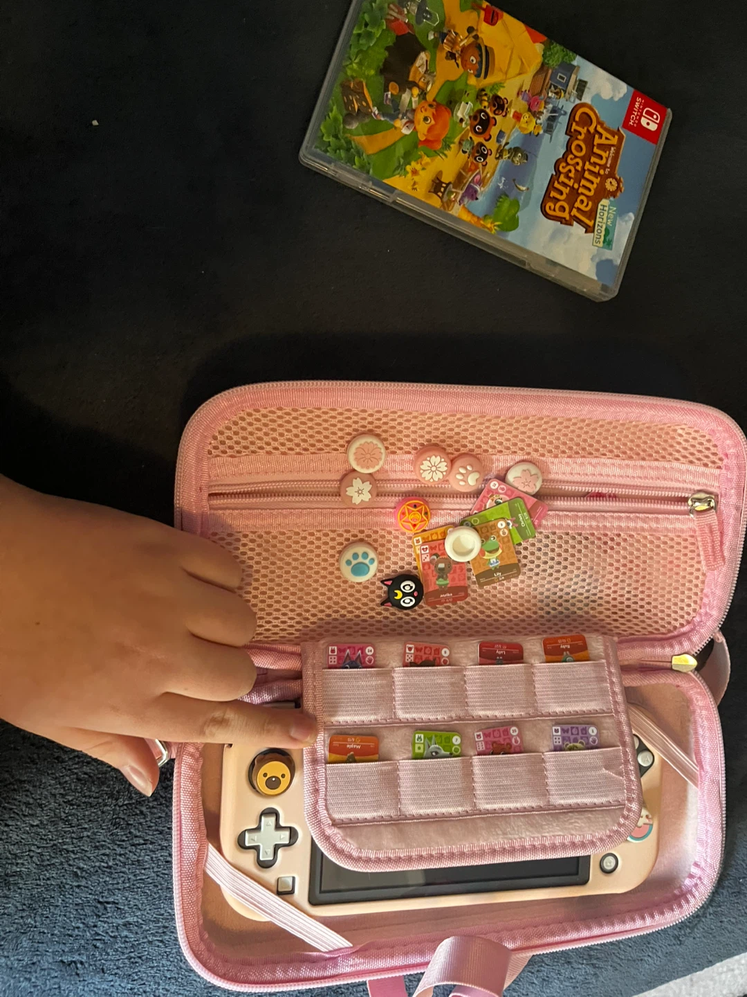 Nintendo Switch Lite with Animal Crossing and Case - photo 2