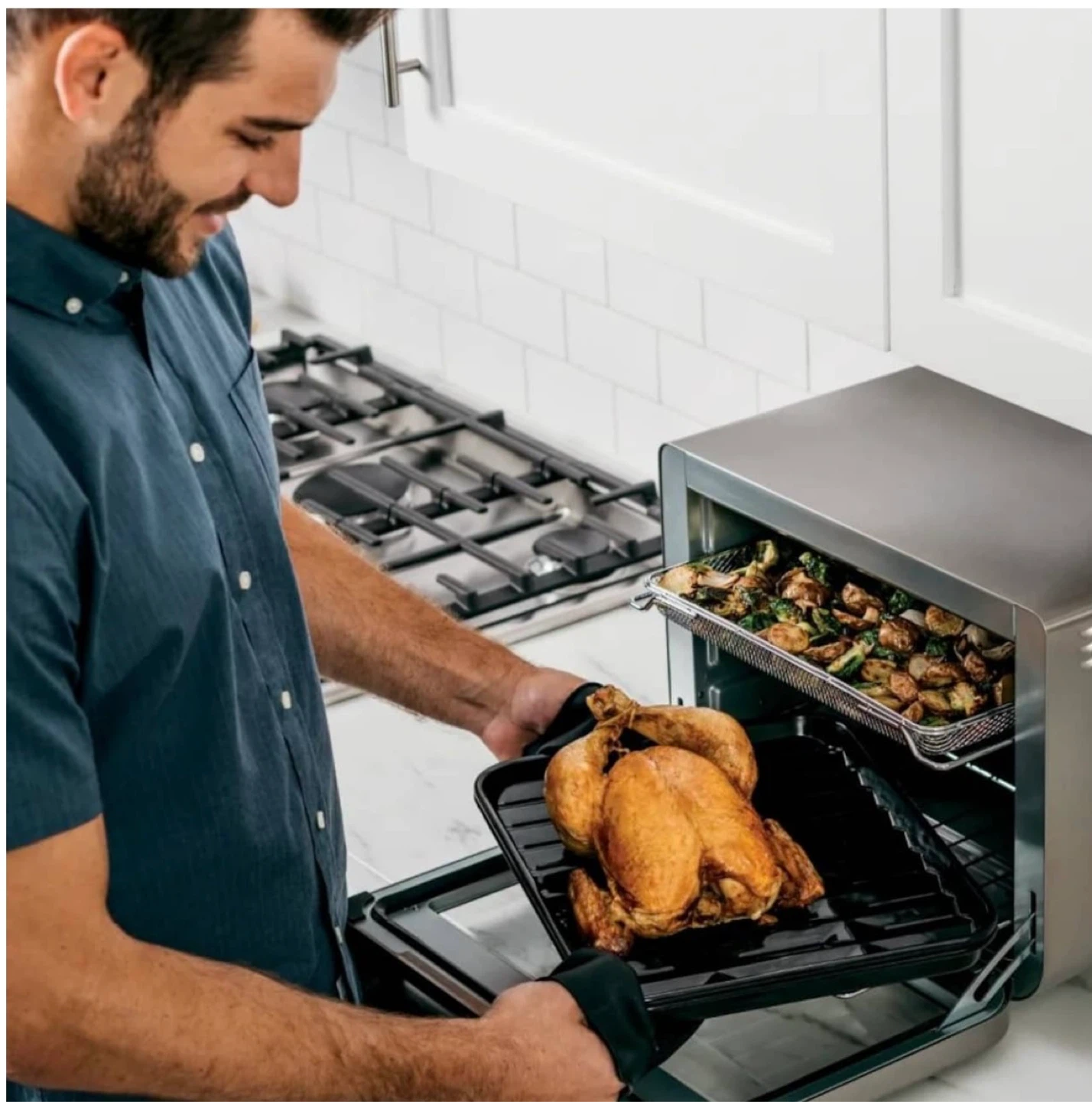 Ninja Foodi XL Pro Air Fryer Toaster Oven Stainless Steel - photo 5