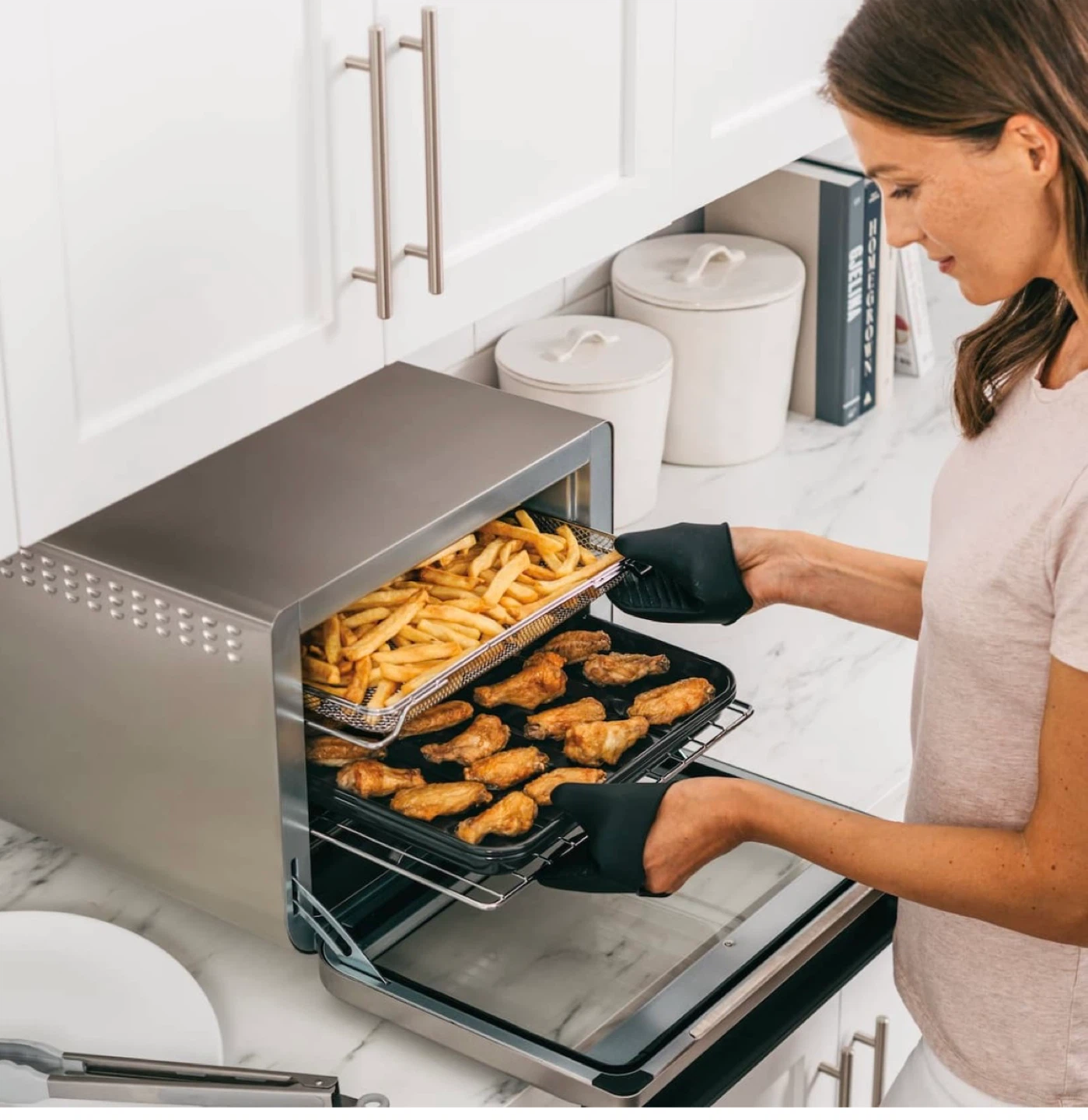 Ninja Foodi XL Pro Air Fryer Toaster Oven Stainless Steel - photo 4