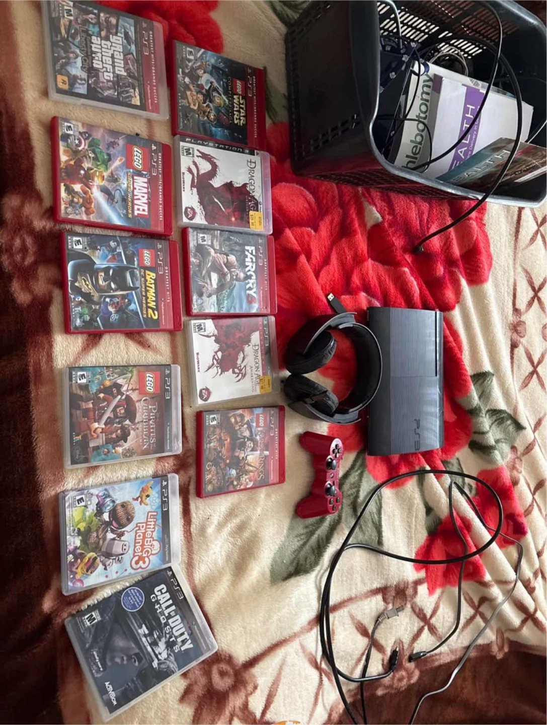 PlayStation 3 Console with Games and Accessories