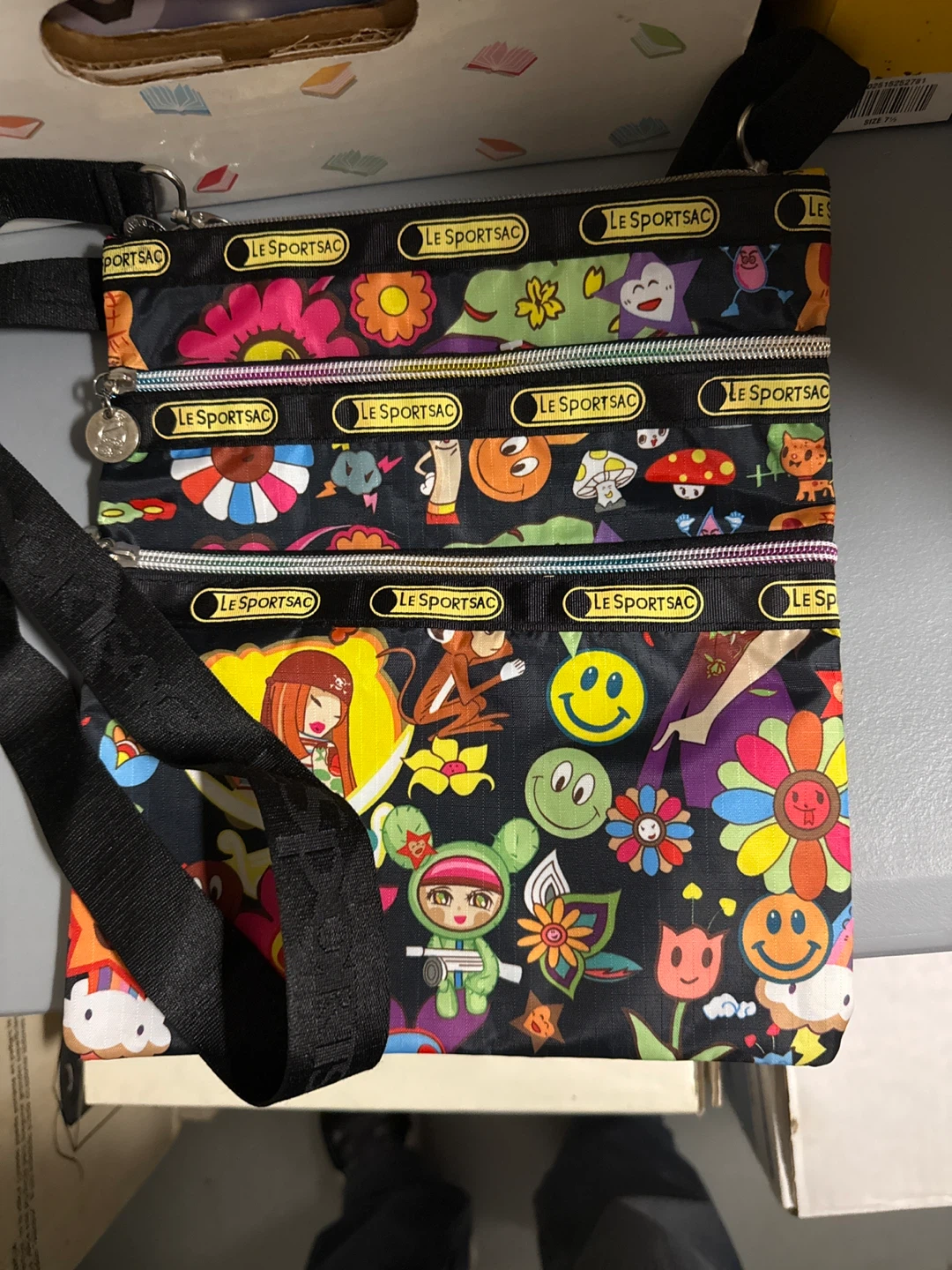 LeSportsac Colorful Cartoon Print Crossbody Bag
