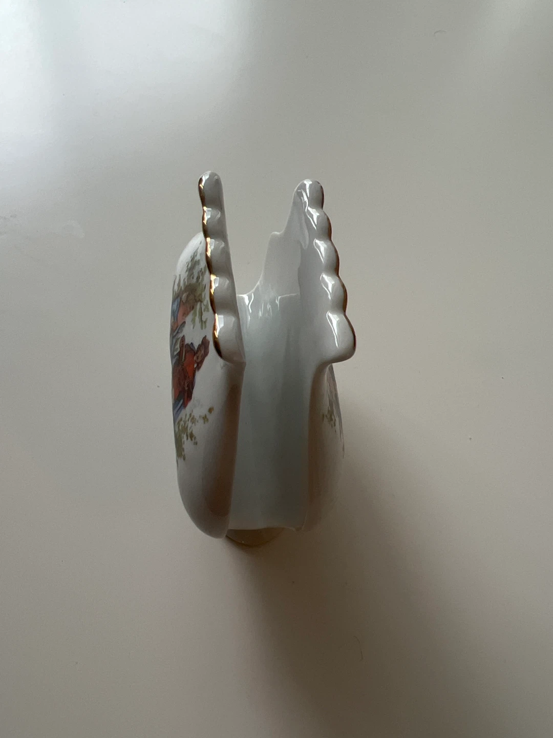 Decorative Ceramic Vase with Couple Playing Instruments - photo 2