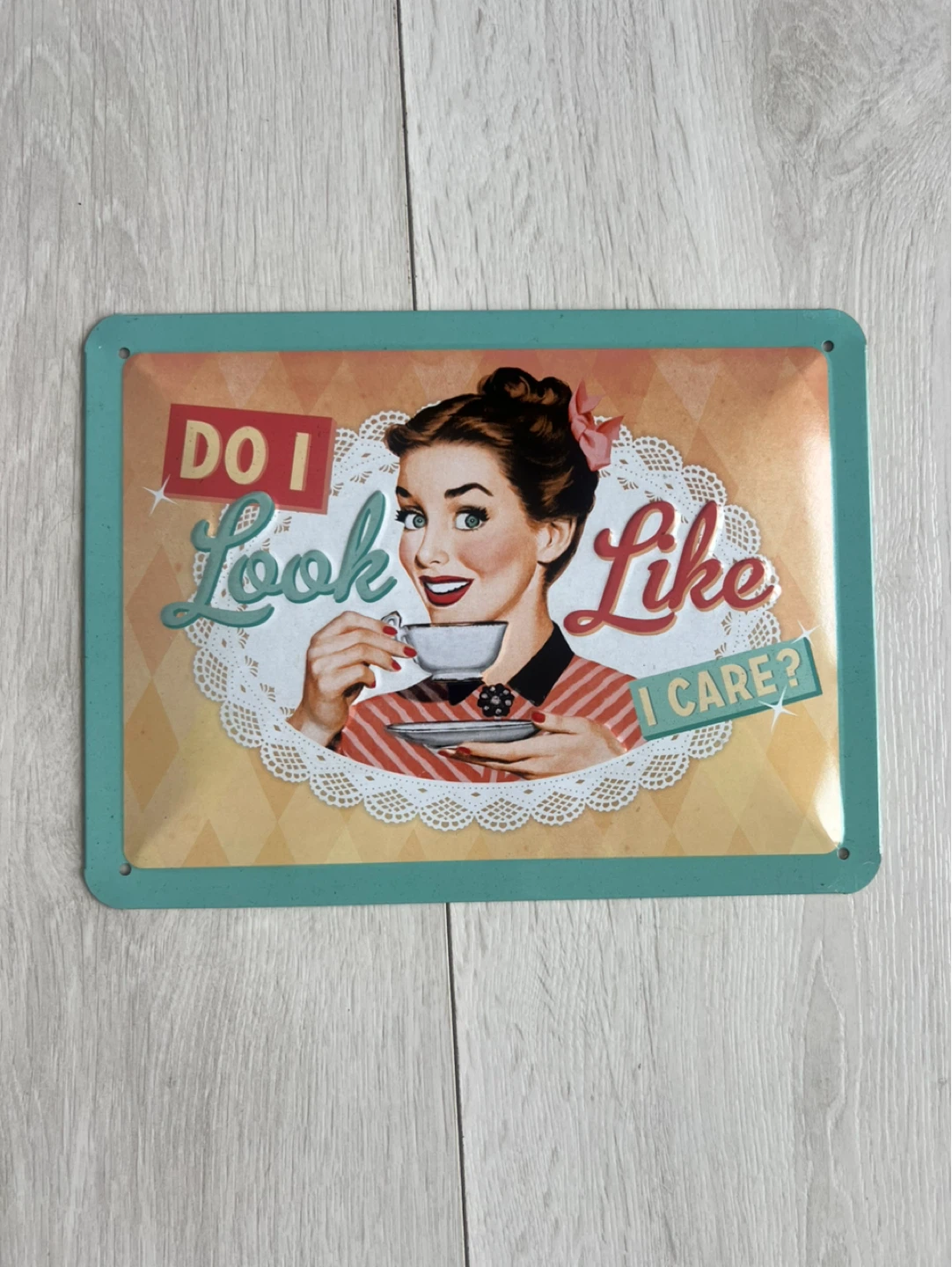 3 Retro Tin Sign - photo 3