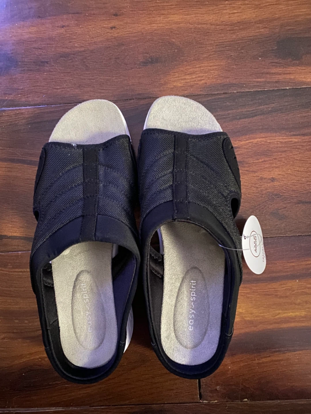 Easy Spirit Black Sandals