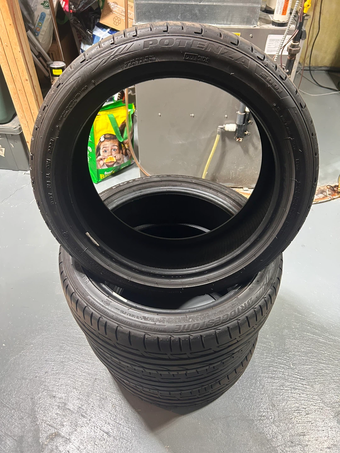 Bridgestone Potenza Tires 205\45R17 DOT H4 4L(Set of 4)