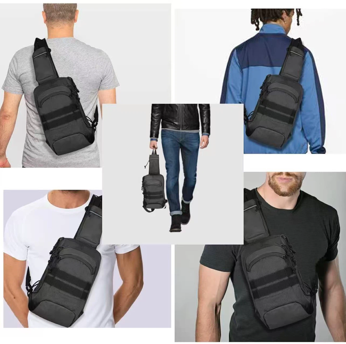 Waterproof Sling Bag with Utility Pocket - photo 4