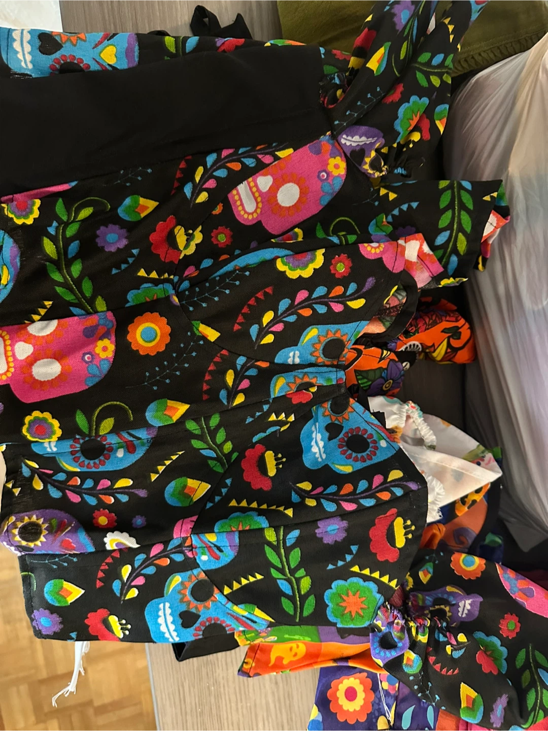 Assorted Day of the Dead Themed corsets - photo 2