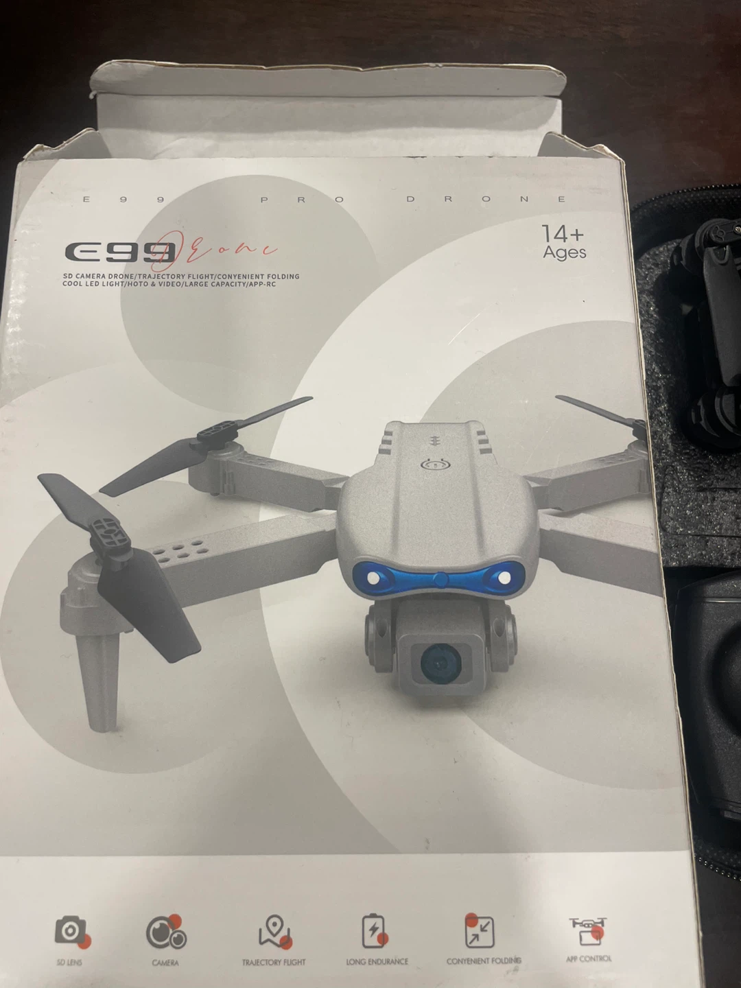 E99 Drone with Controller and Case