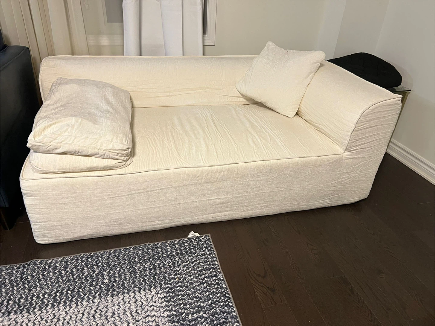 Cream Sofa with Cushions - photo 3
