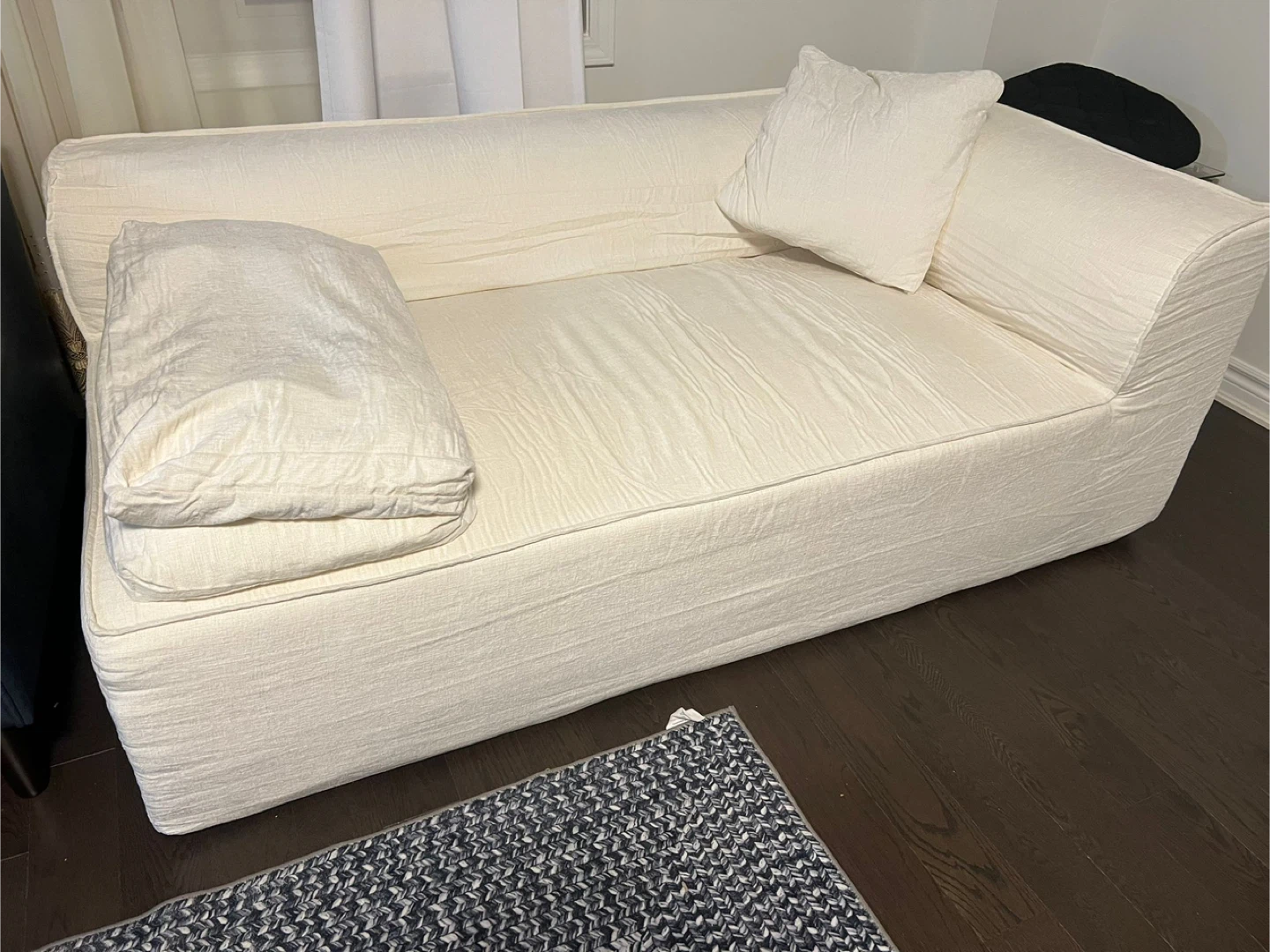 Cream Sofa with Cushions
