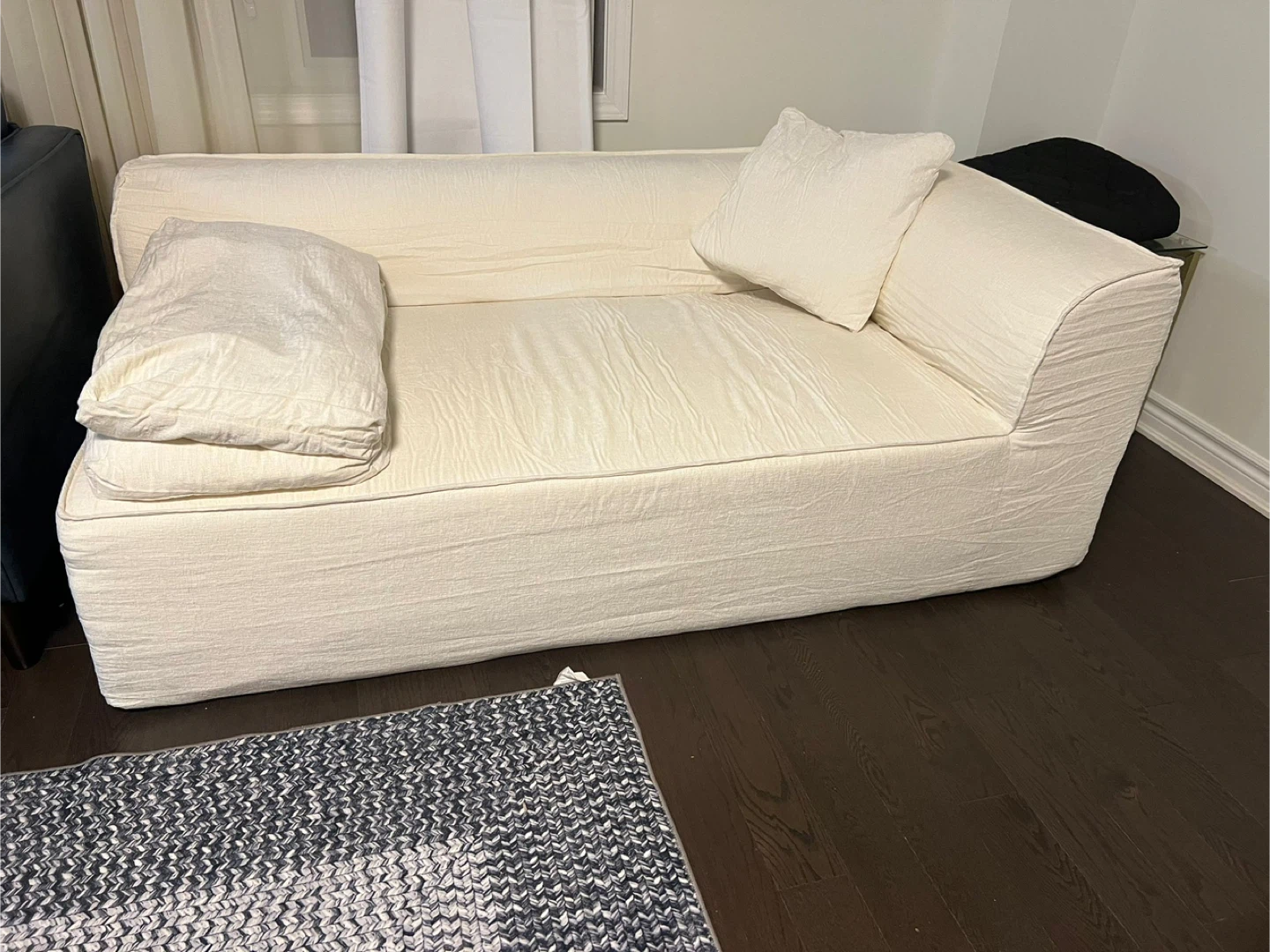 Cream Sofa with Cushions - photo 2