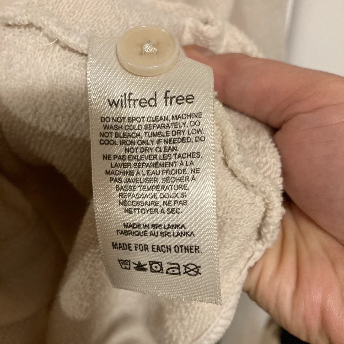 Wilfred Free Cream Shacket Size M - photo 4