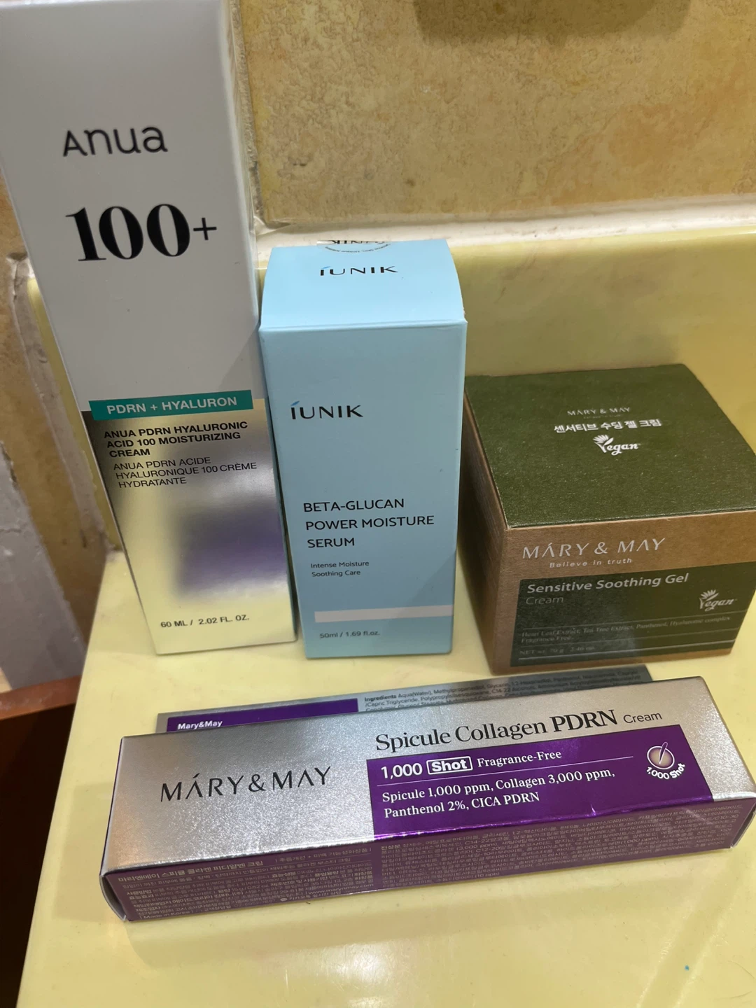 Anua, iUNIK, Mary&May BNIB