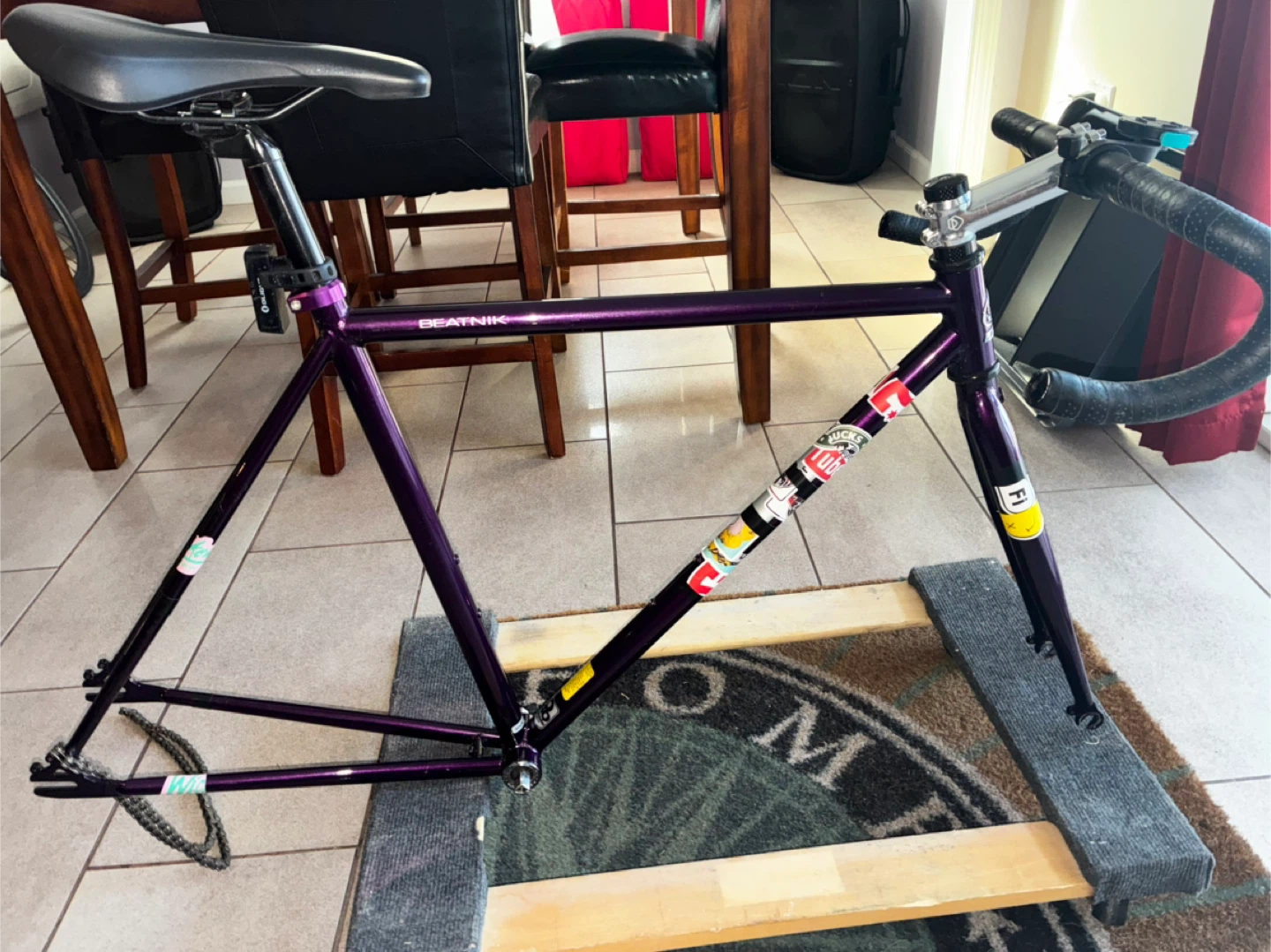 Purple Fixie Size 53 cm