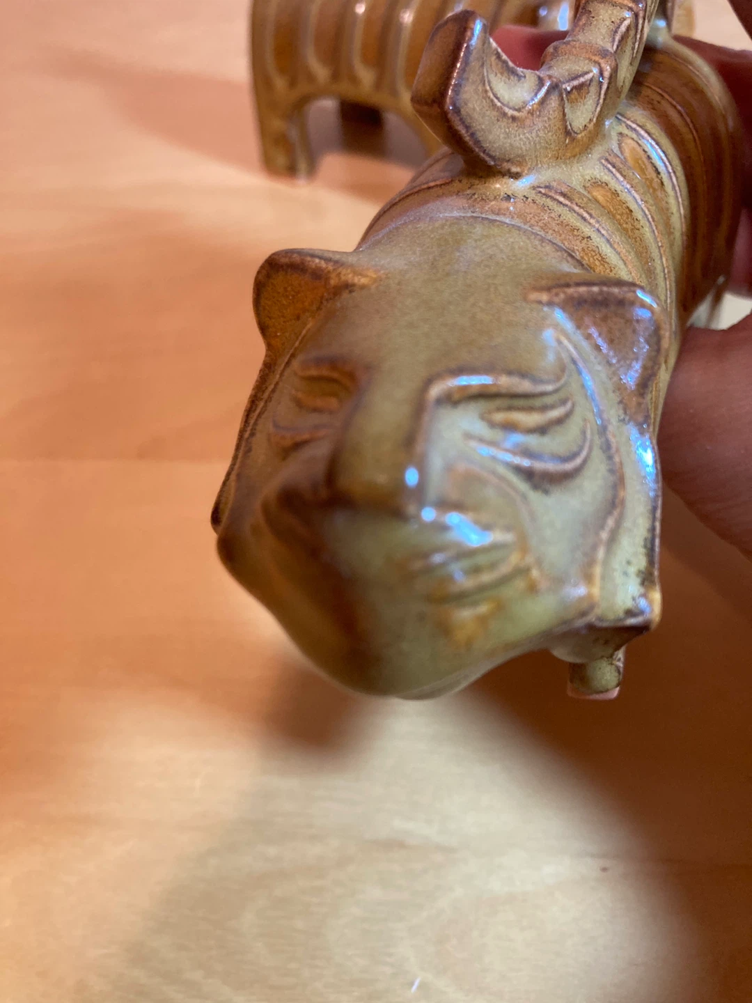 Mid century Ceramic Tiger Figurines - Set of 2 - photo 5