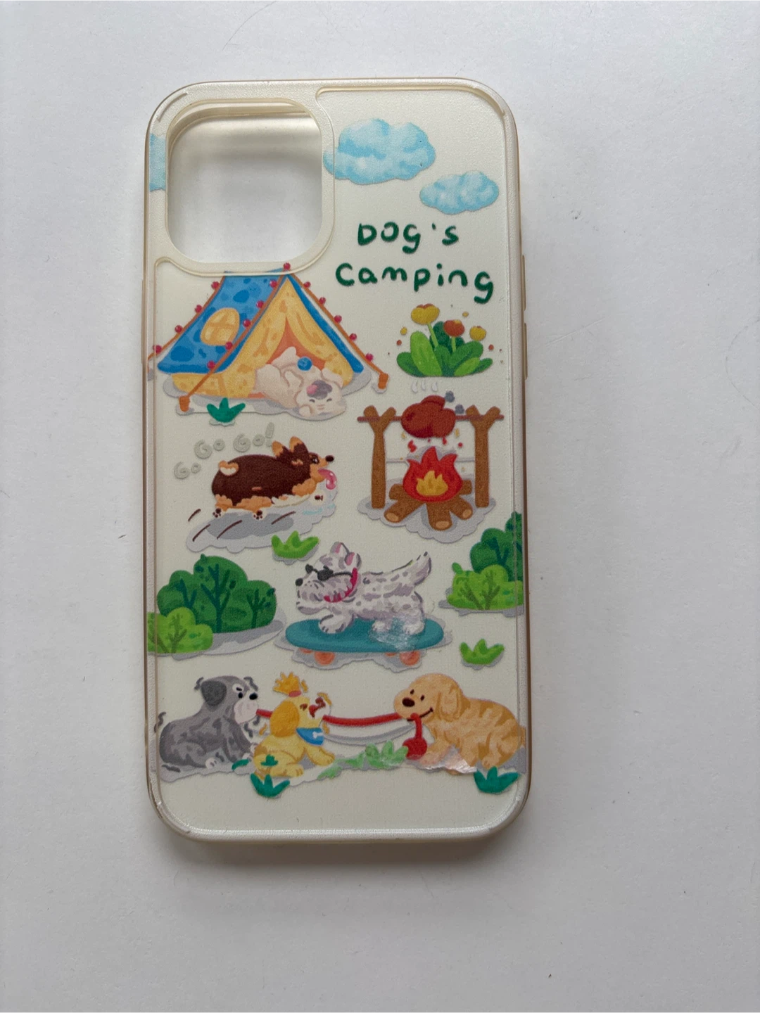 Dog Camping Phone Case 6”/3”