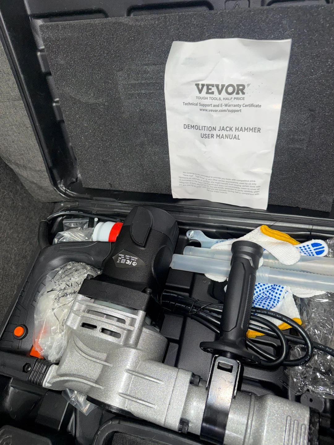 Vevor Demolition Jack Hammer with Case - photo 3