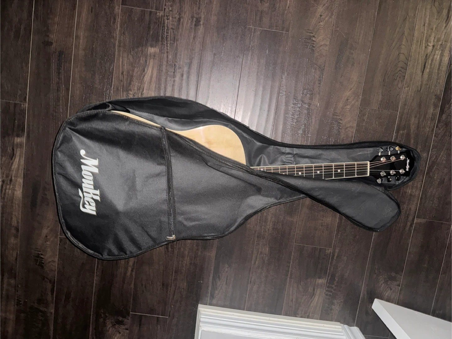 Monkey Acoustic Guitar with Gig Bag and Extras - photo 2