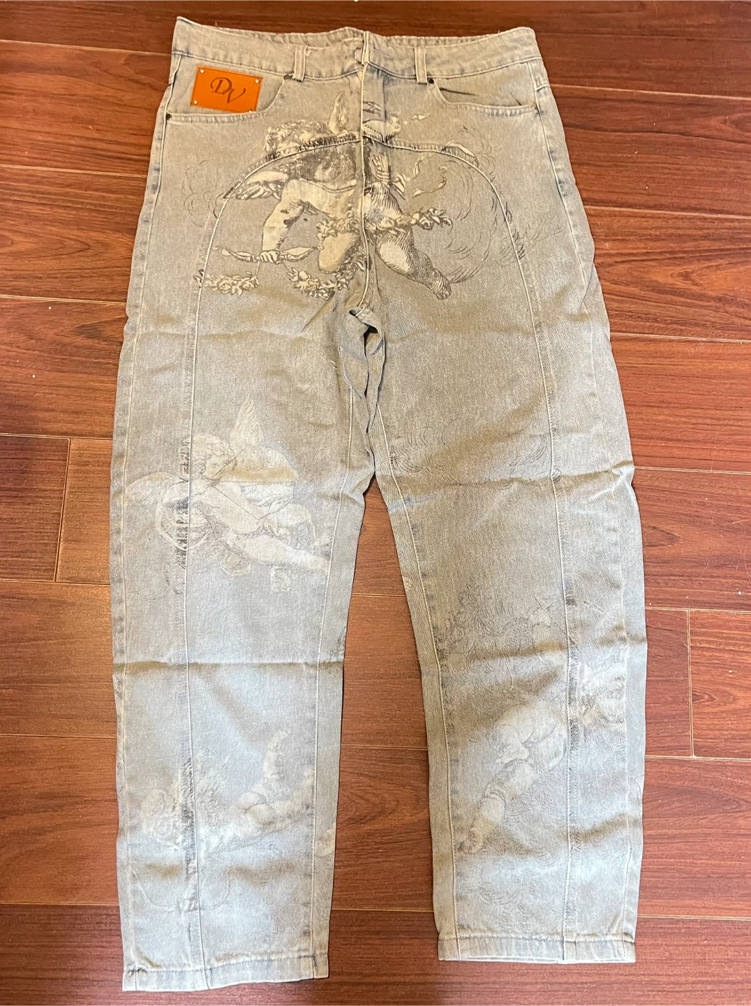 Dei Valenti Cherub Print Jeans - photo 2