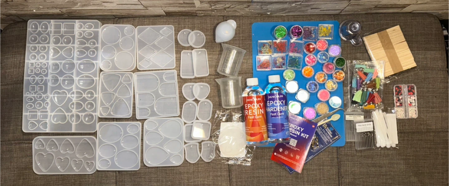 Huge lot of Resin Crafting Supplies