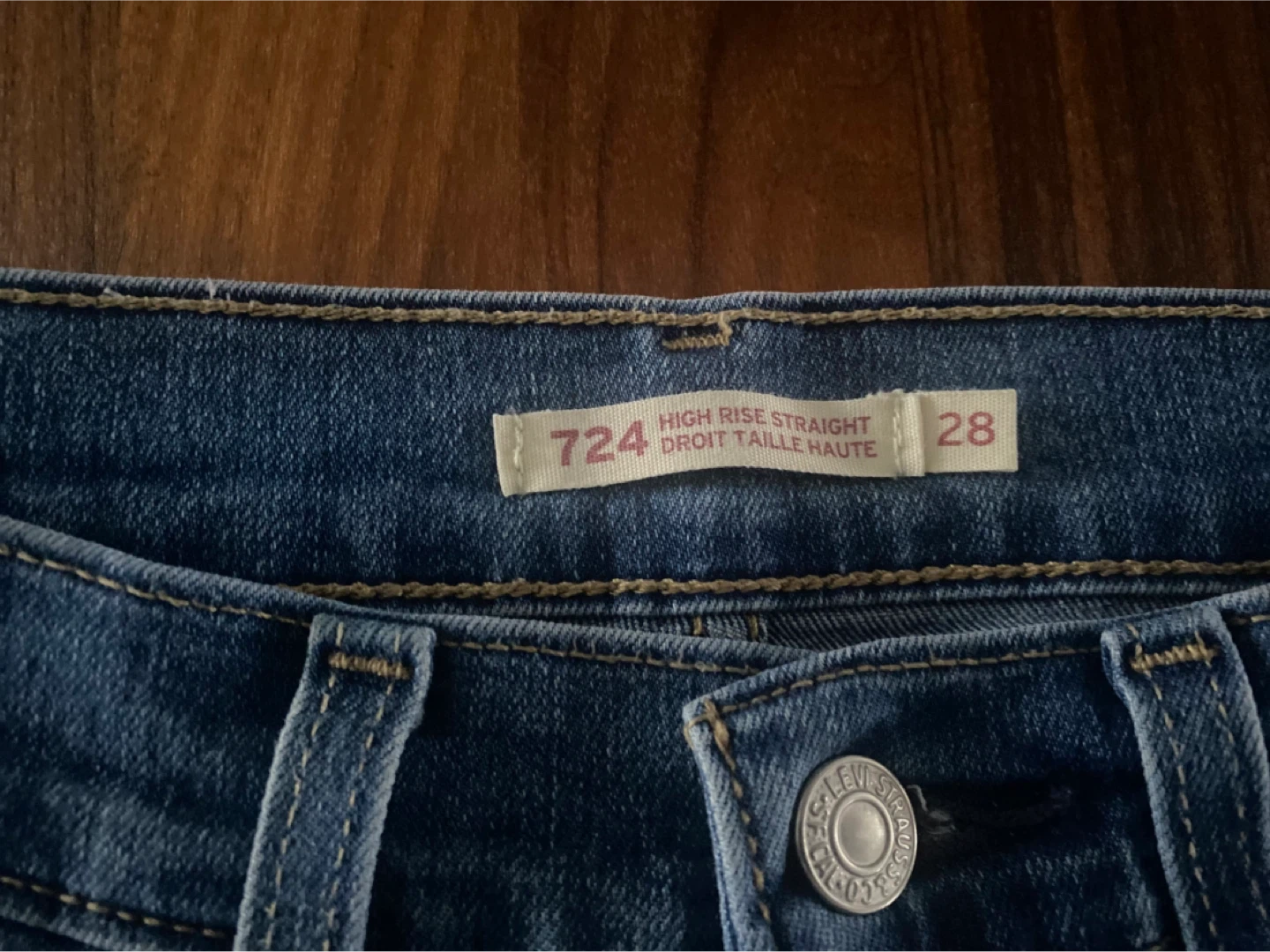 Levi’s 724 High Rise Straight Jeans –  28 – Excellent Condition - photo 2