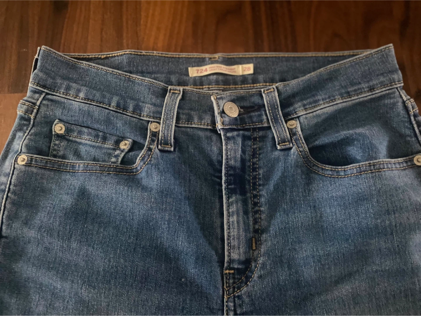Levi’s 724 High Rise Straight Jeans –  28 – Excellent Condition - photo 3