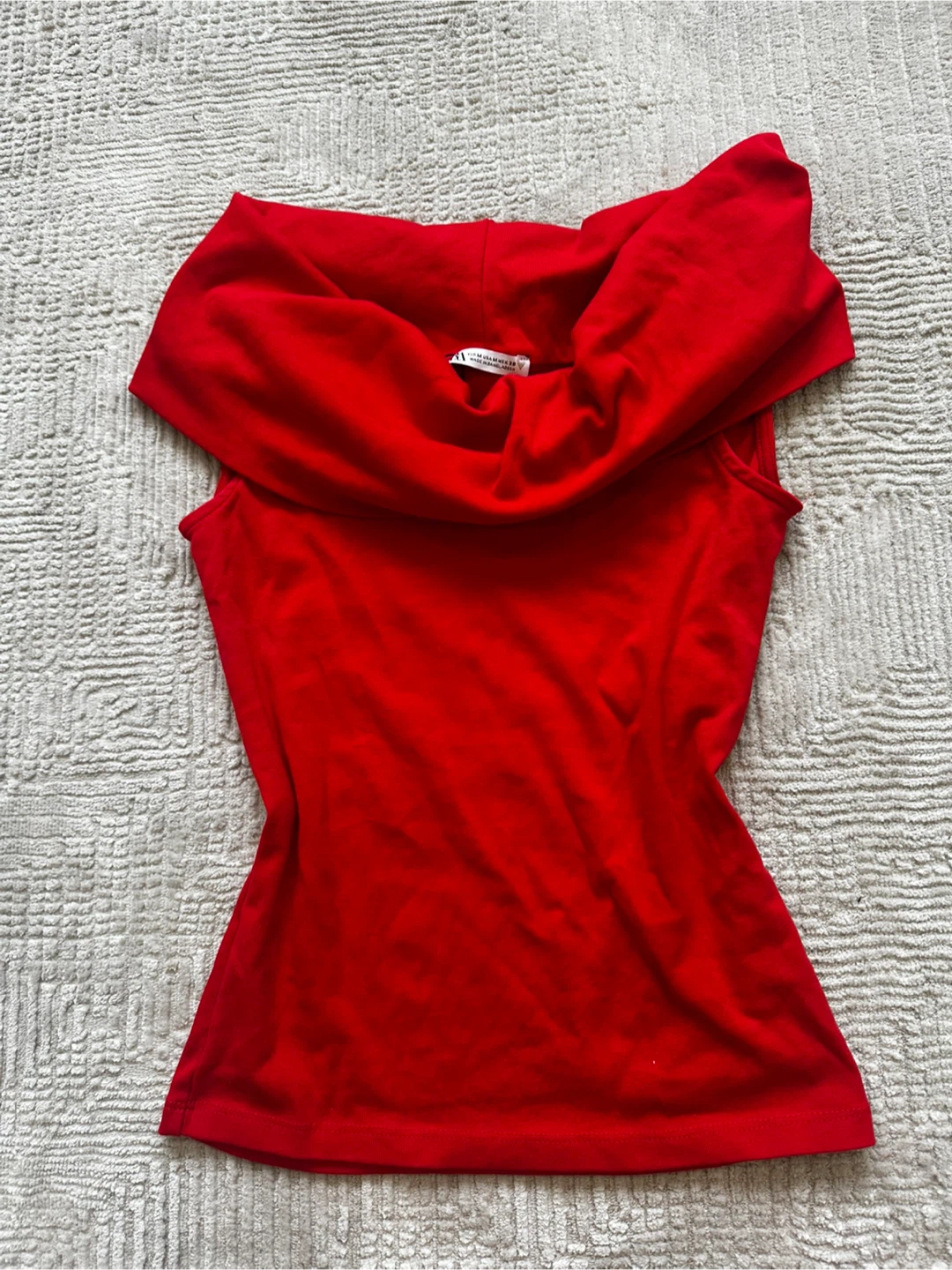 Zara Red Sleeveless Top - Size Medium - photo 2