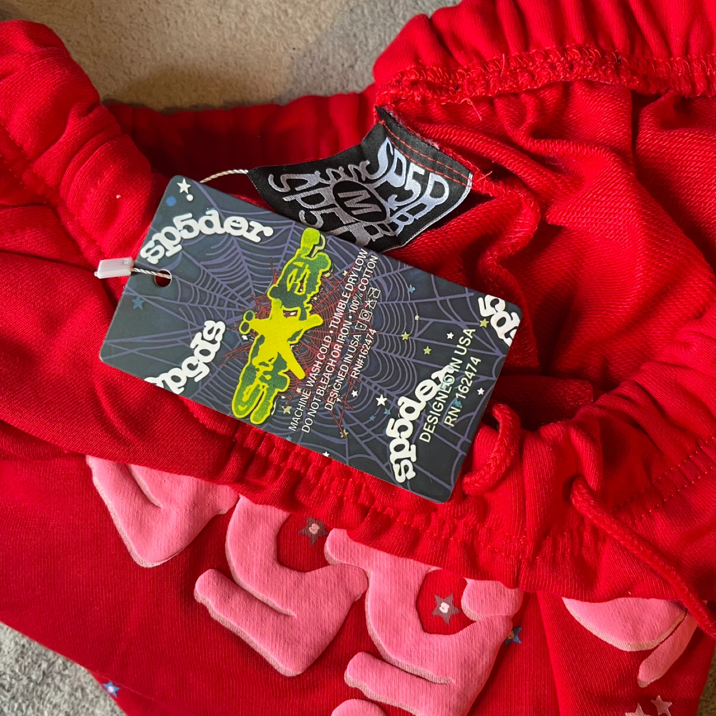 Spider Worldwide Sweatpants Red - photo 2