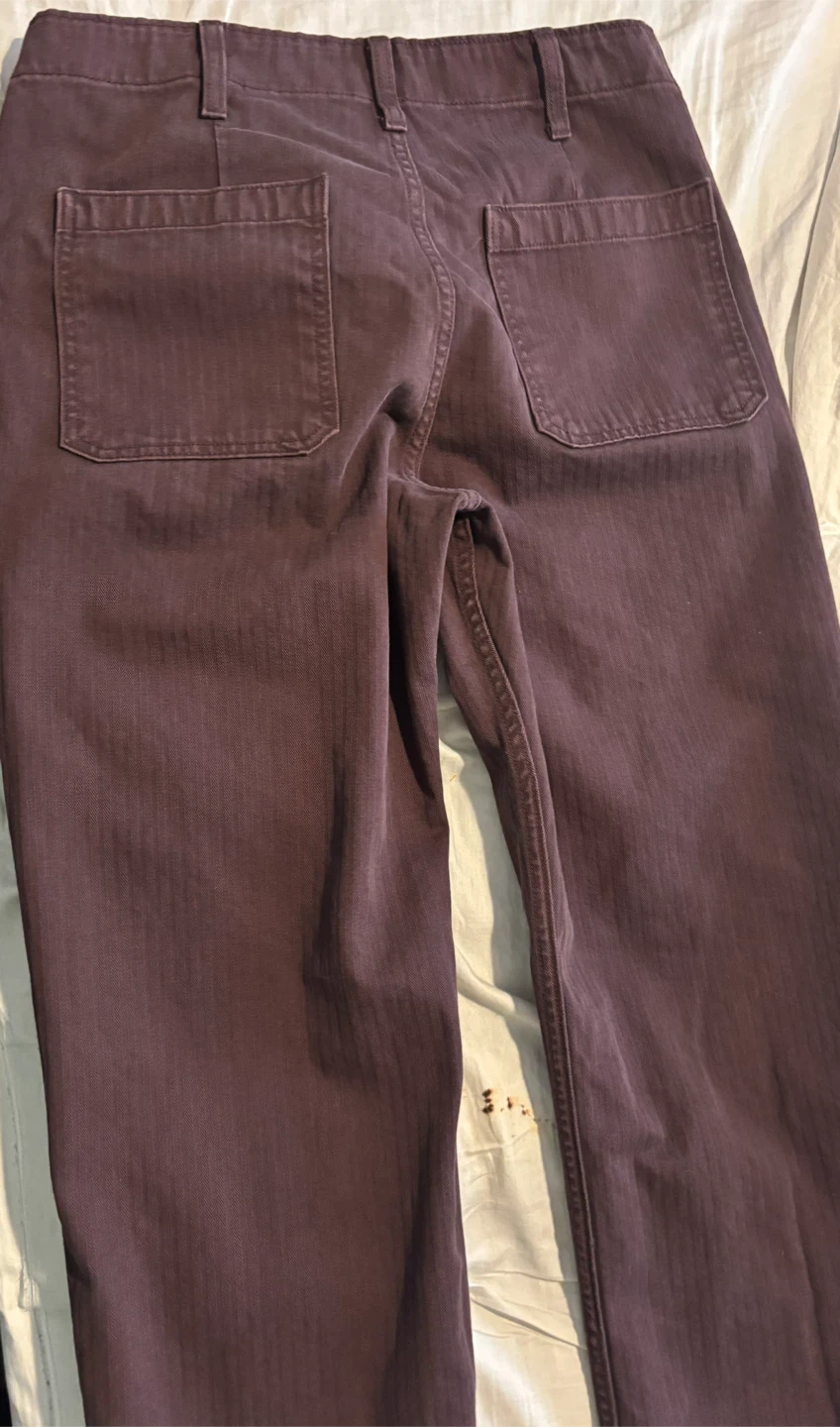 Old Navy Brown Herringbone Pants - Size 32x30